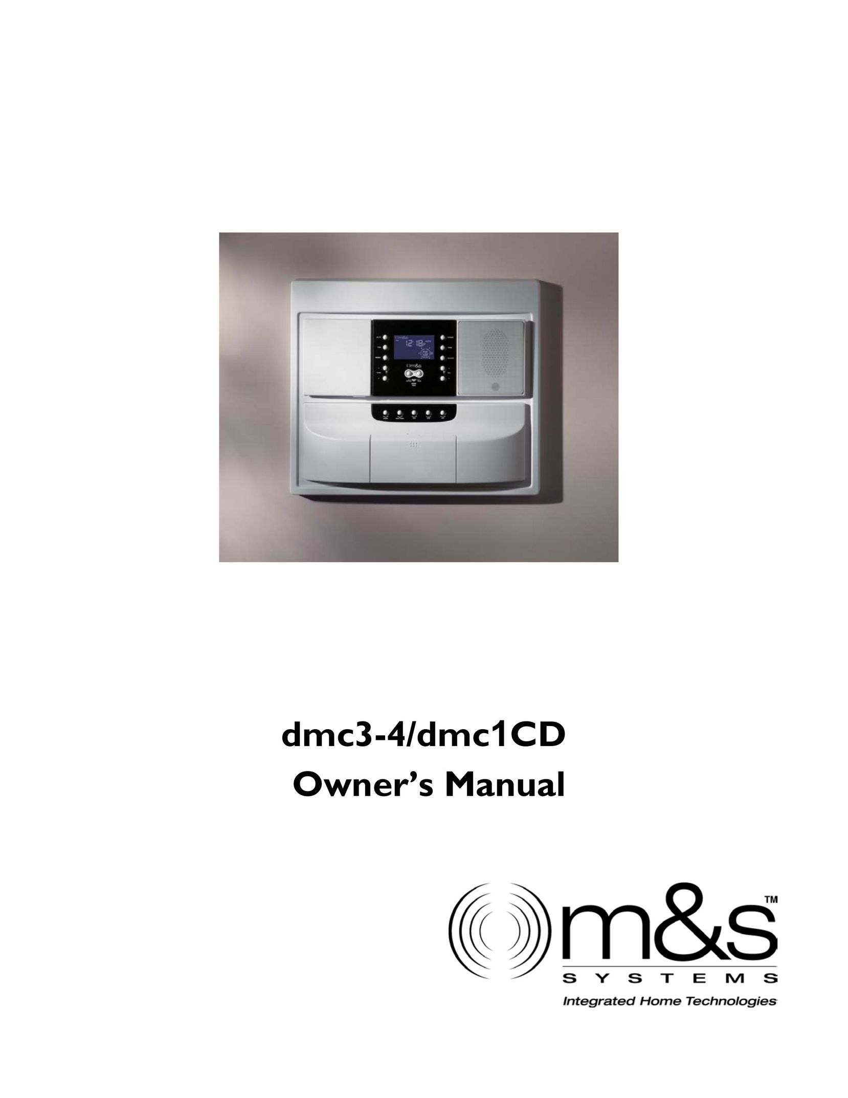 M&S Systems dmc3-4/dmc1CD Speaker User Manual (Page 1)