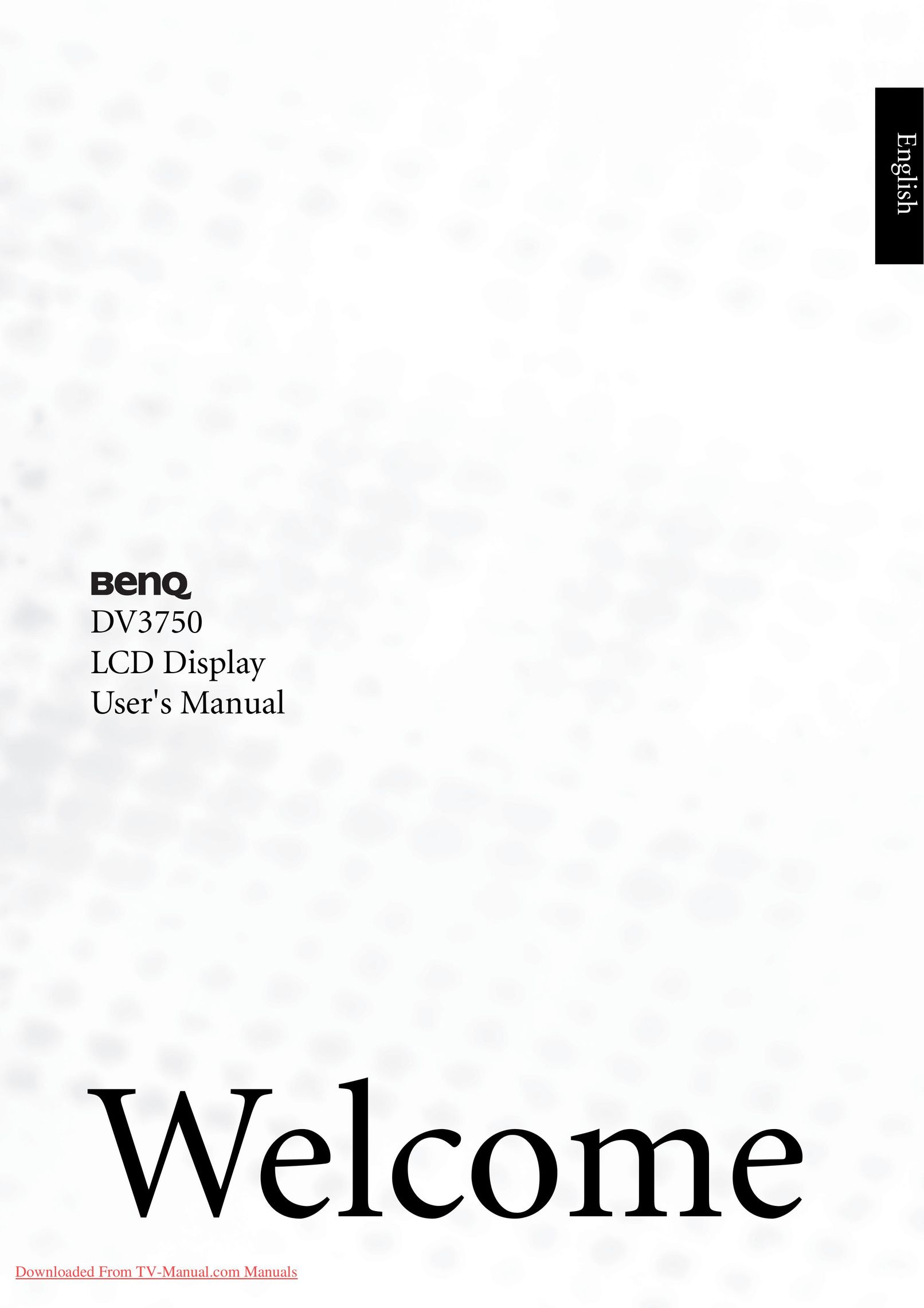 BenQ DV3750 Car Video System User Manual (Page 1)