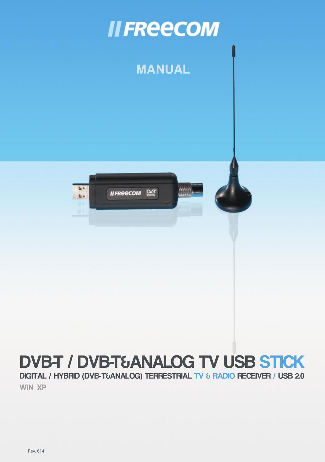 Freecom Technologies DVB-T Network Card User Manual (Page 1)