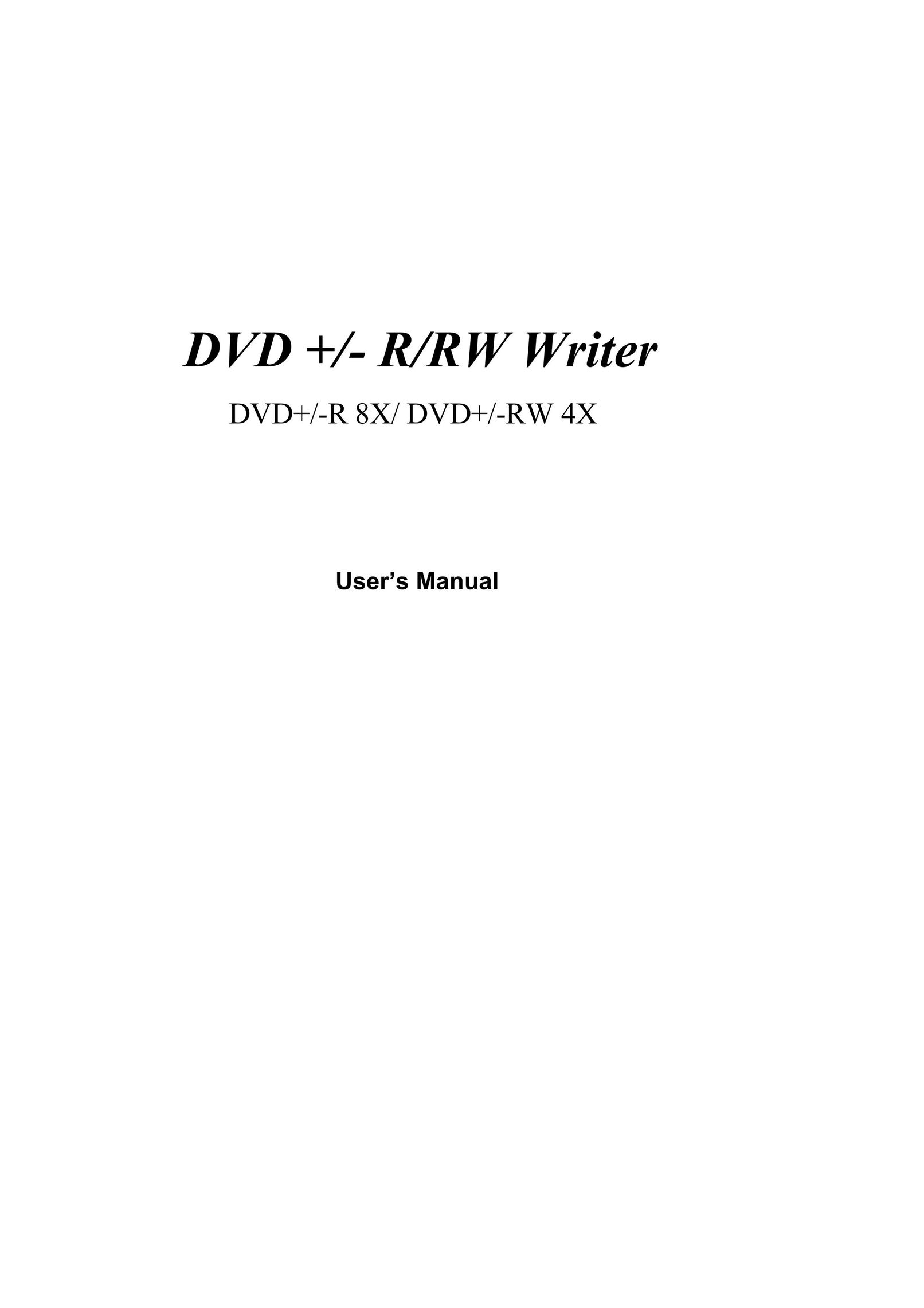 Dynex DVD+/-R 8X Computer Drive User Manual (Page 1)