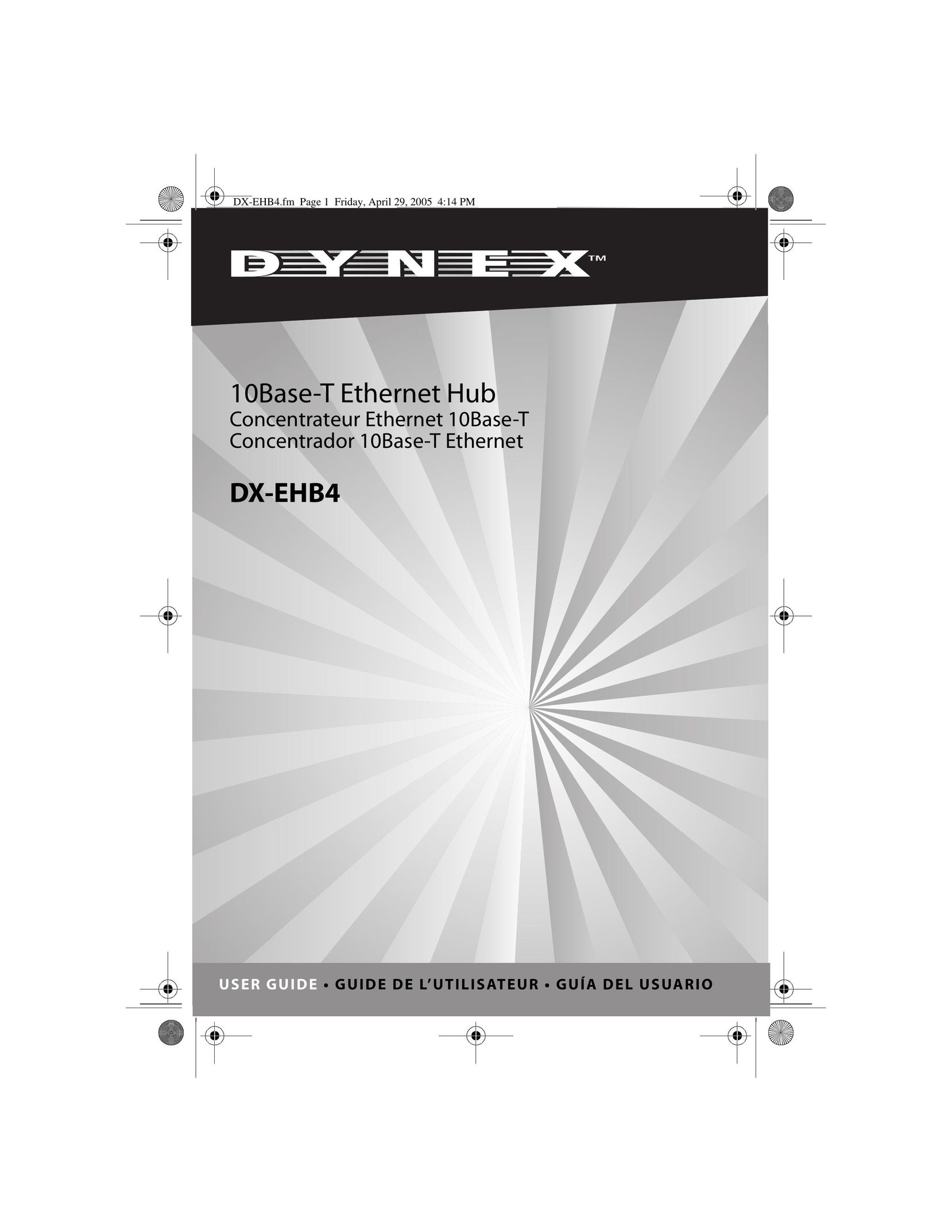 Dynex DX-EHB4 Switch User Manual (Page 1)