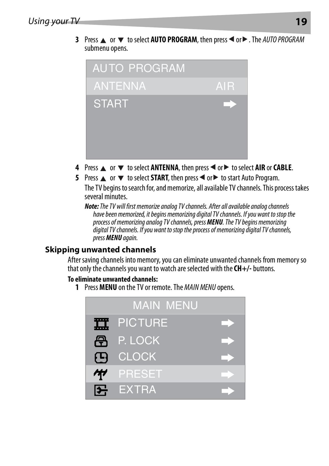 Dynex DX-R24TV CRT Television User Manual (Page 19)