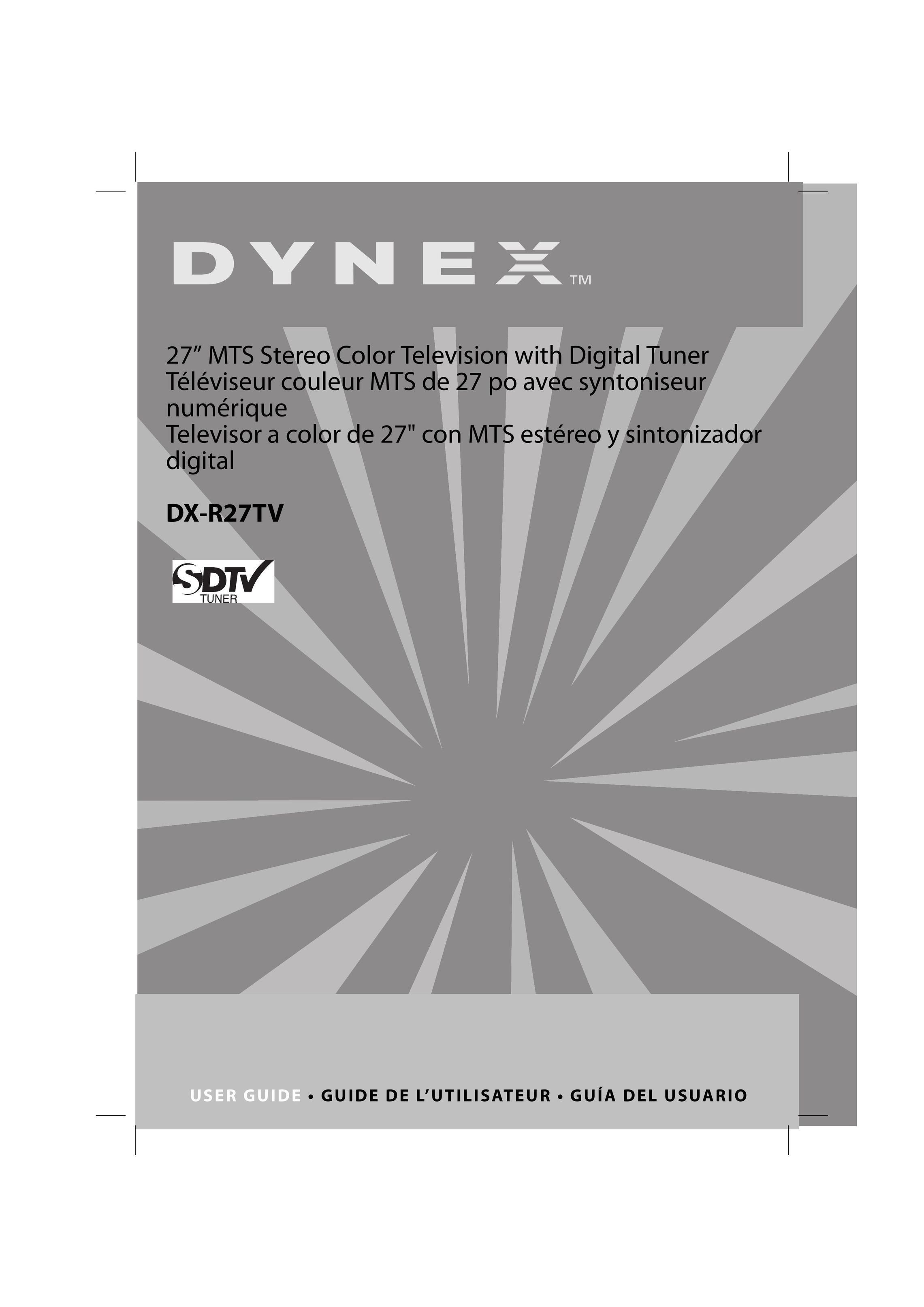 Dynex DX-R27TV CRT Television User Manual (Page 1)