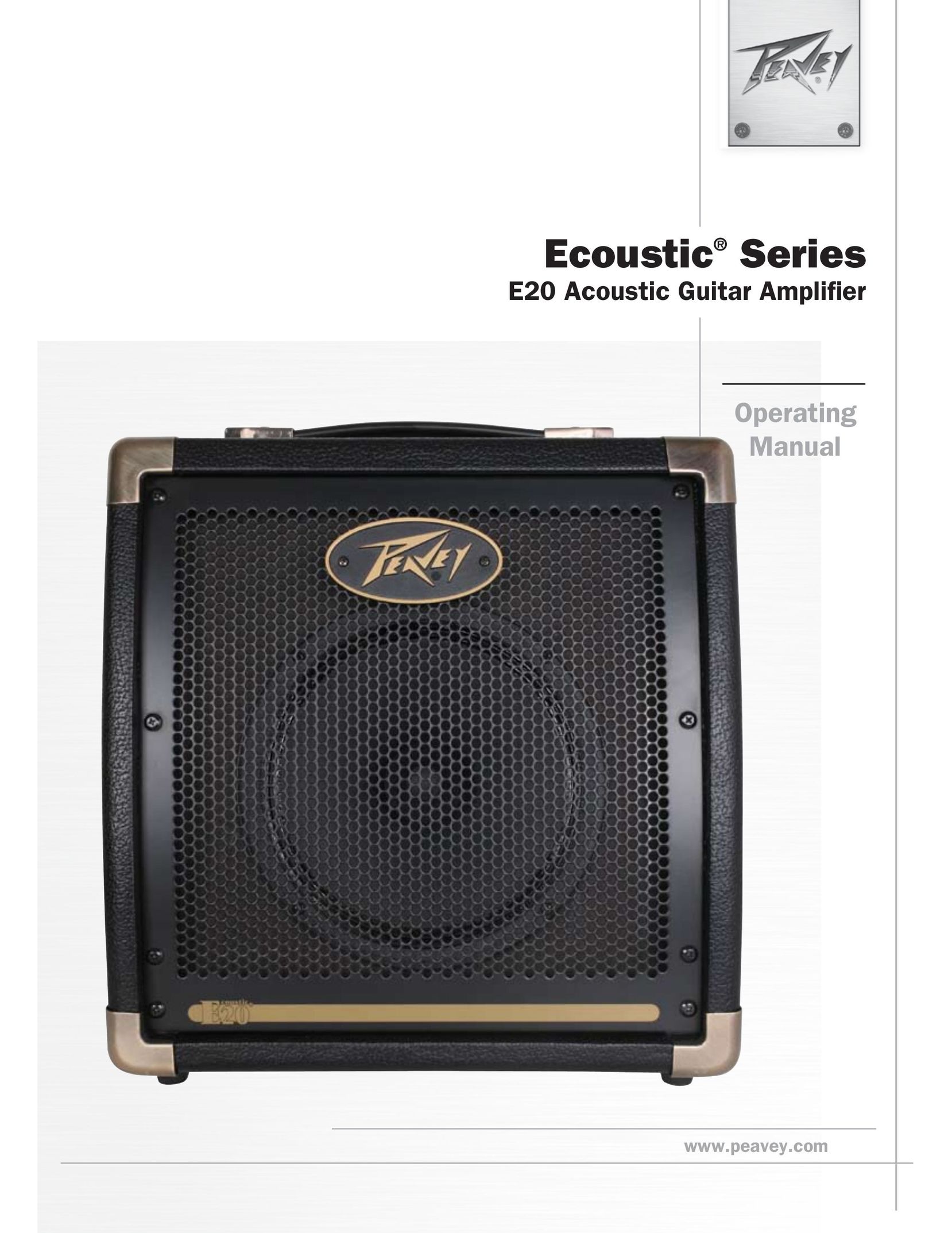 Peavey E20 Car Amplifier User Manual (Page 1)