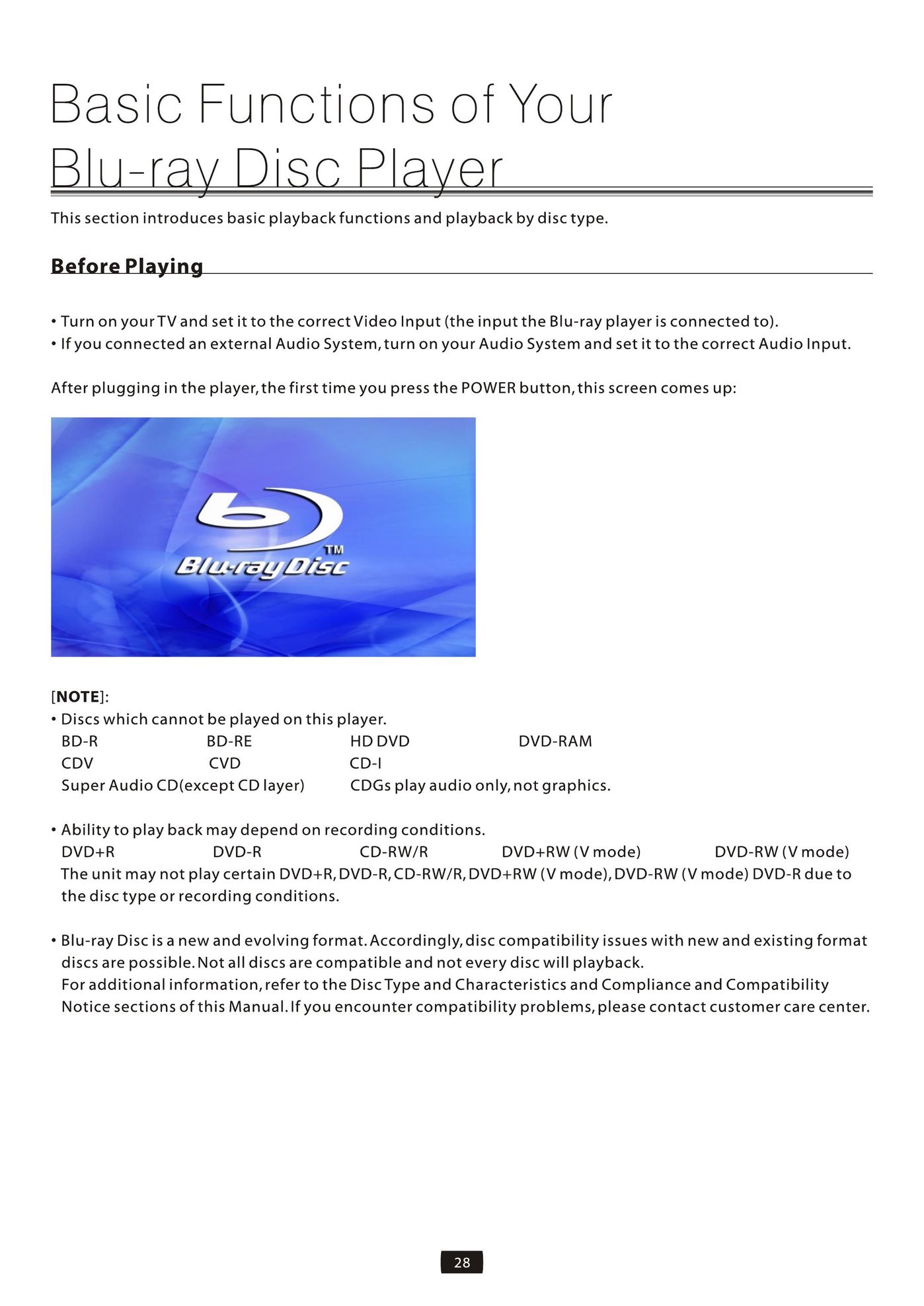 Element Electronics EDBCO11 Blu-ray Player User Manual (Page 30)