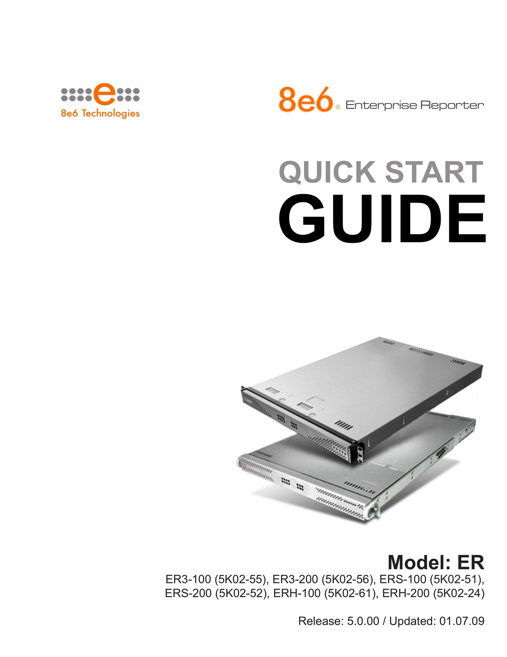 8e6 Technologies ER3-100 (5K02-55) Network Card User Manual (Page 1)