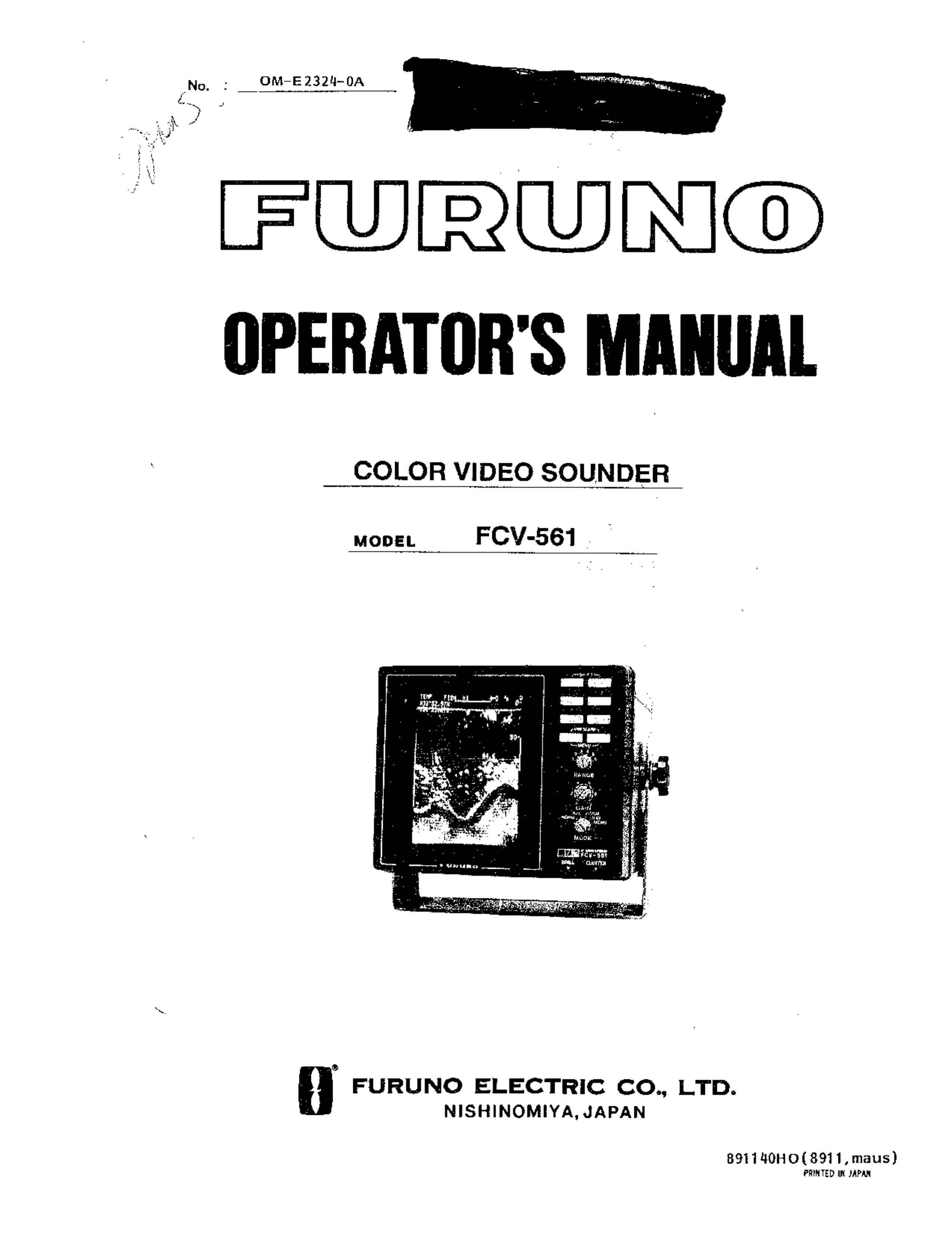 Furuno FCV-561 Backyard Playset User Manual (Page 1)