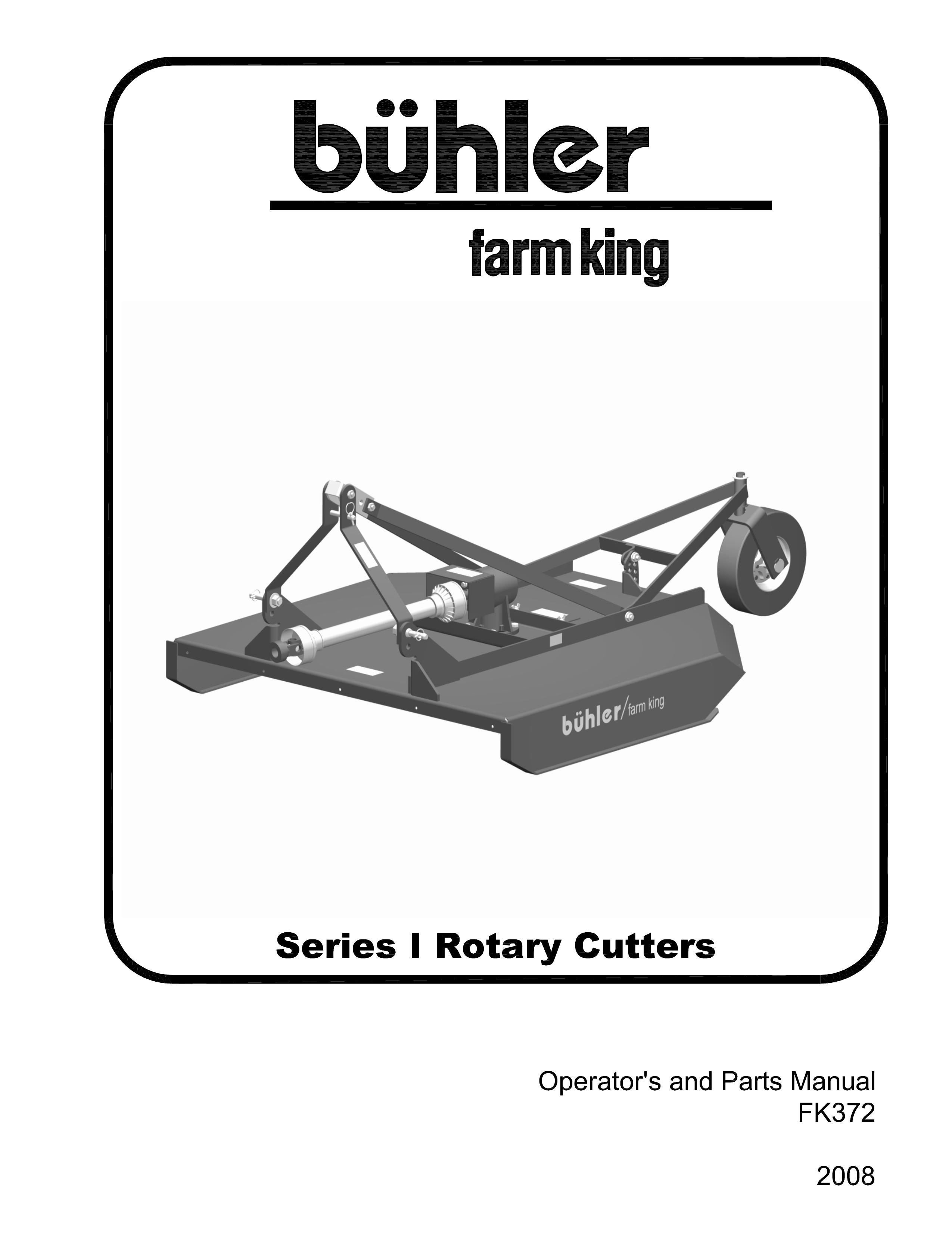 Buhler FK372 Brush Cutter User Manual (Page 1)
