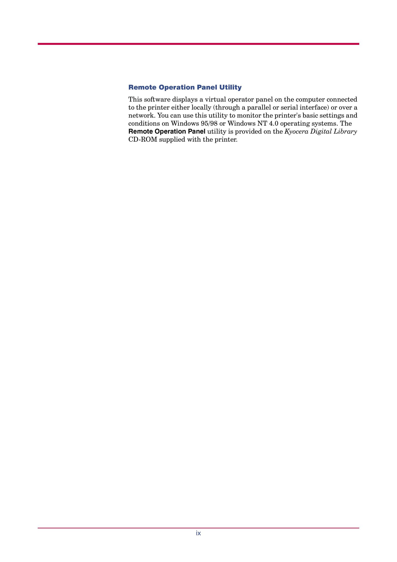 Kyocera FS-1000 Printer User Manual (Page 10)