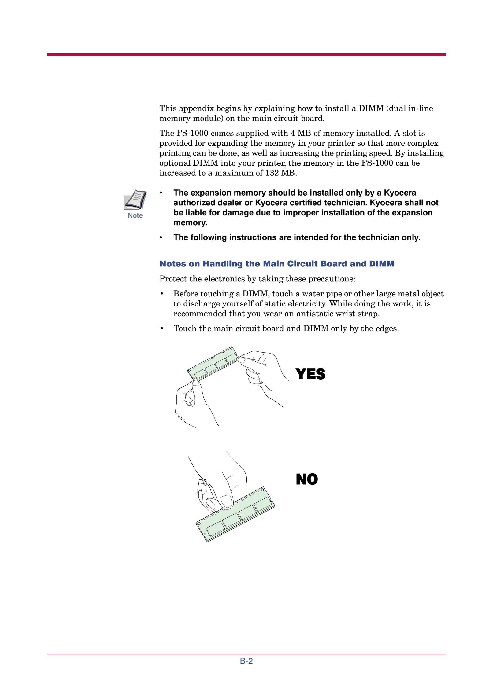 Kyocera FS-1000 Printer User Manual (Page 110)