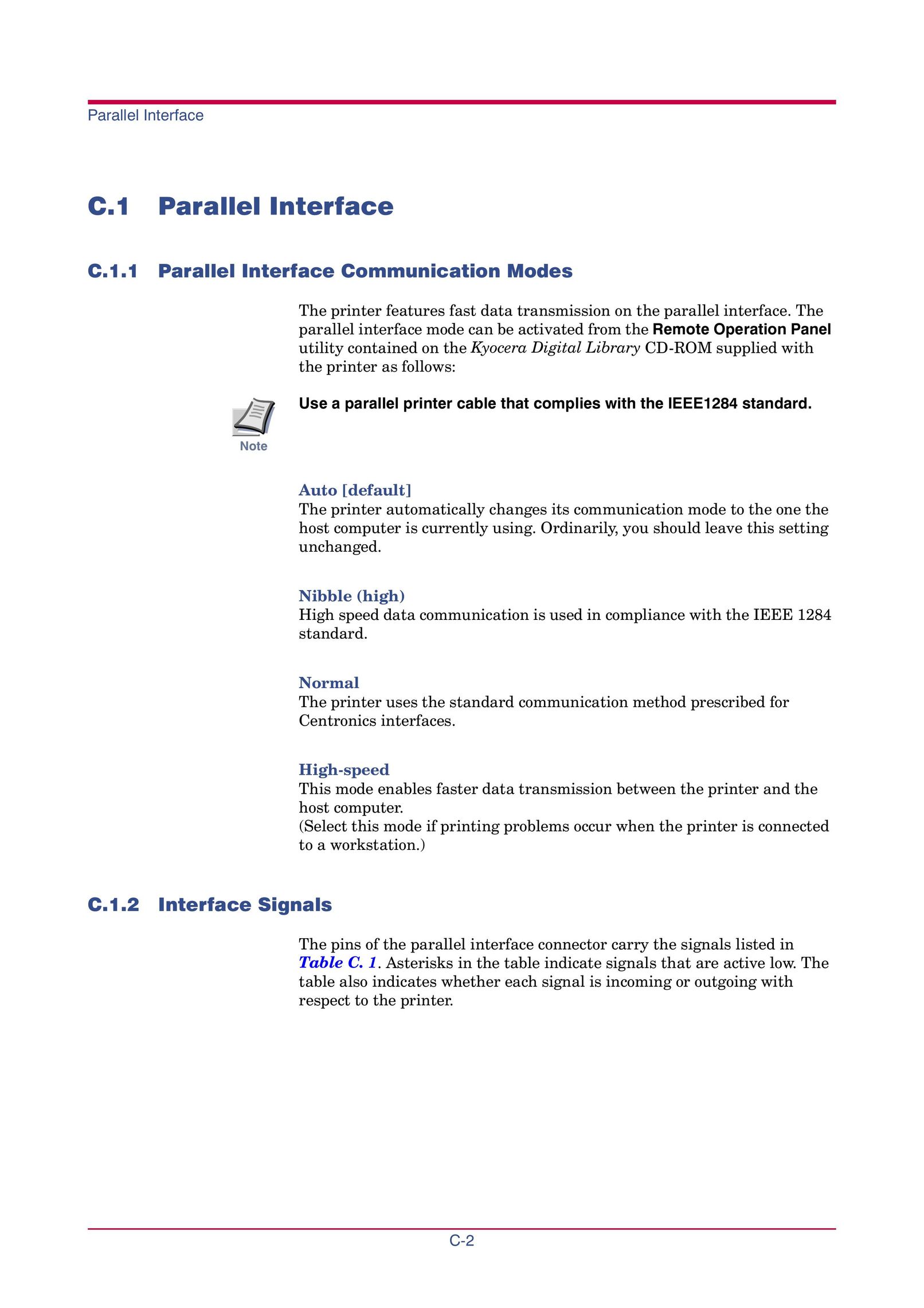 Kyocera FS-1000 Printer User Manual (Page 115)