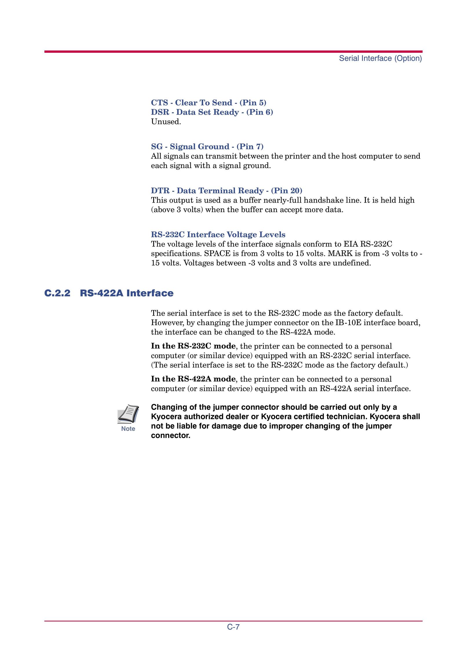 Kyocera FS-1000 Printer User Manual (Page 120)