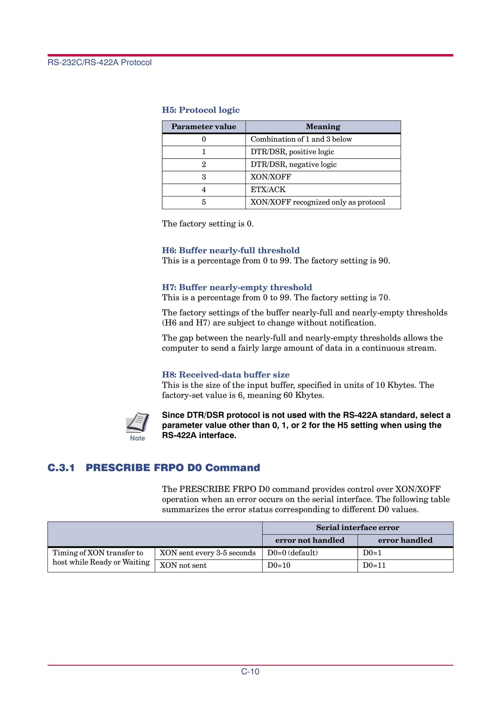Kyocera FS-1000 Printer User Manual (Page 123)