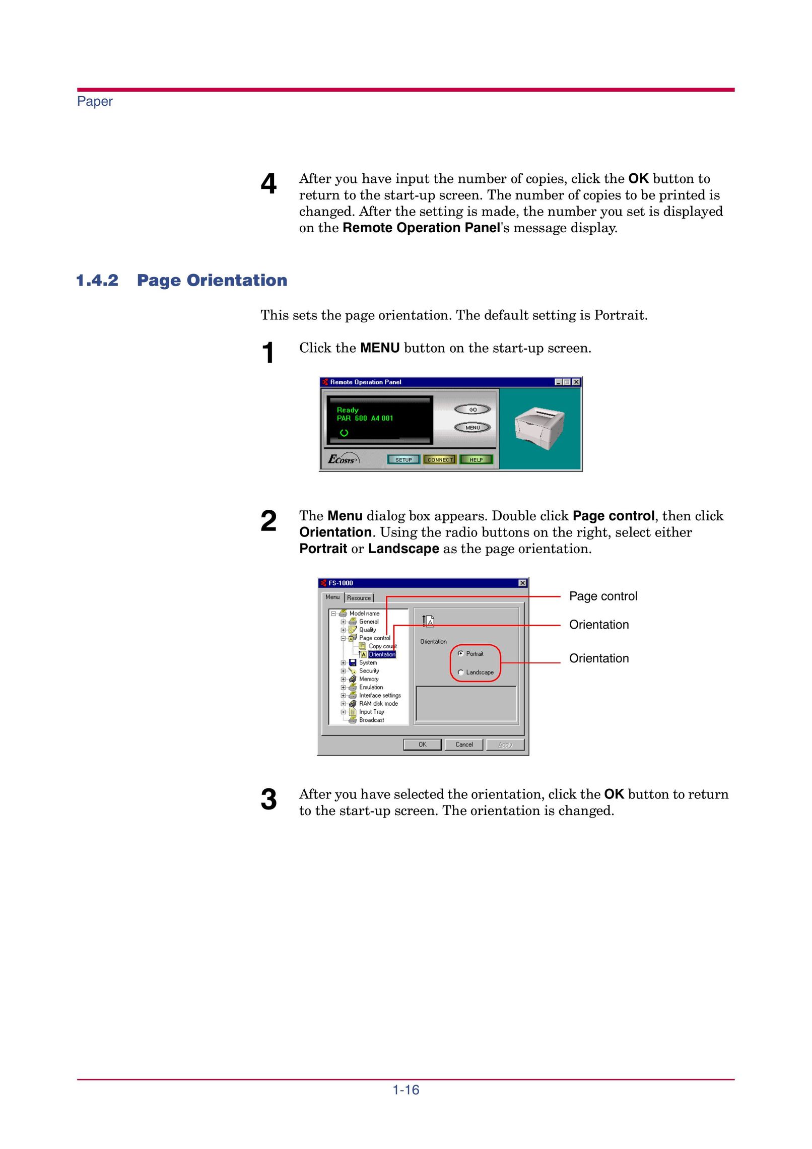 Kyocera FS-1000 Printer User Manual (Page 29)