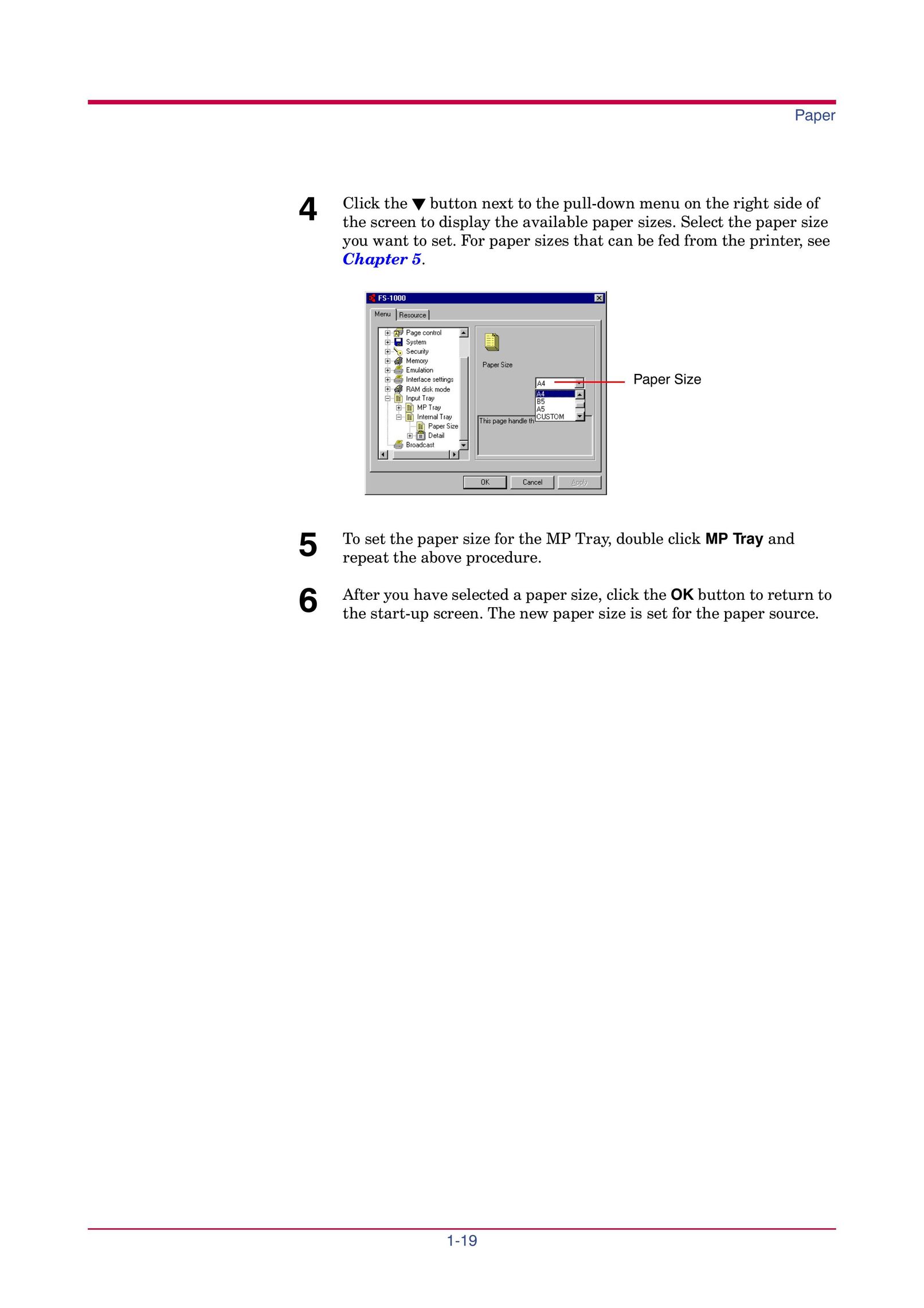 Kyocera FS-1000 Printer User Manual (Page 32)
