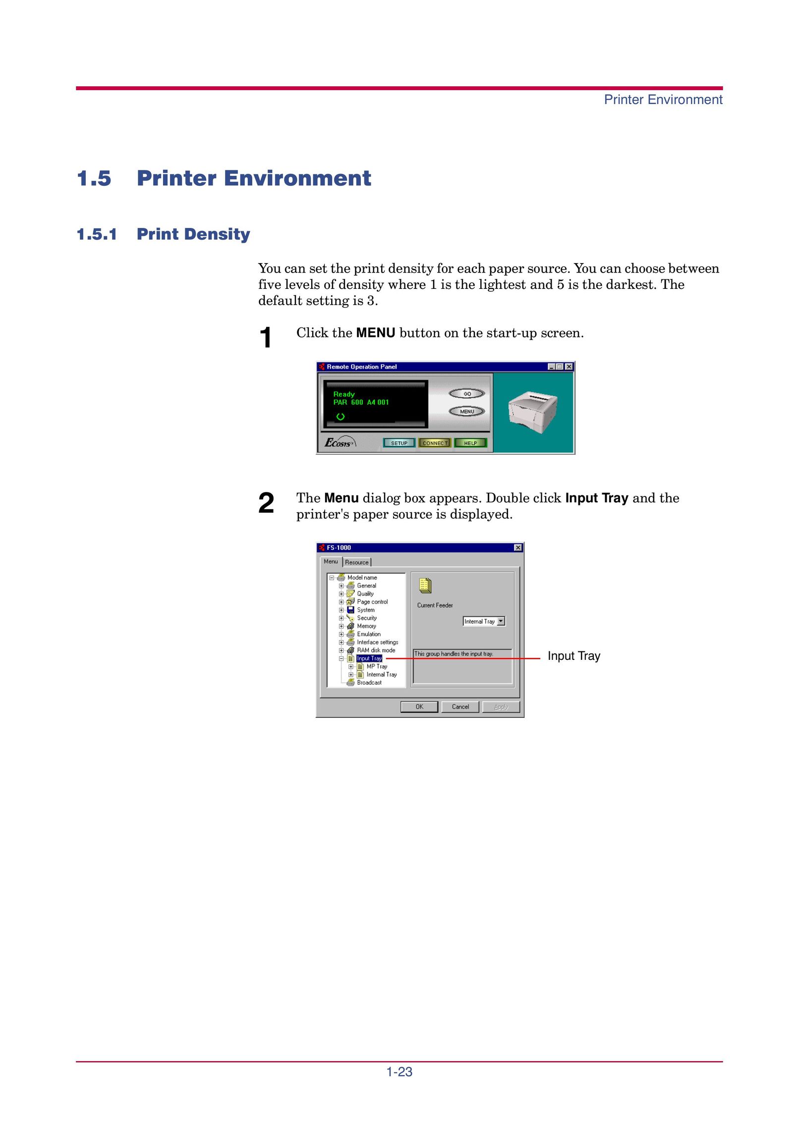 Kyocera FS-1000 Printer User Manual (Page 36)