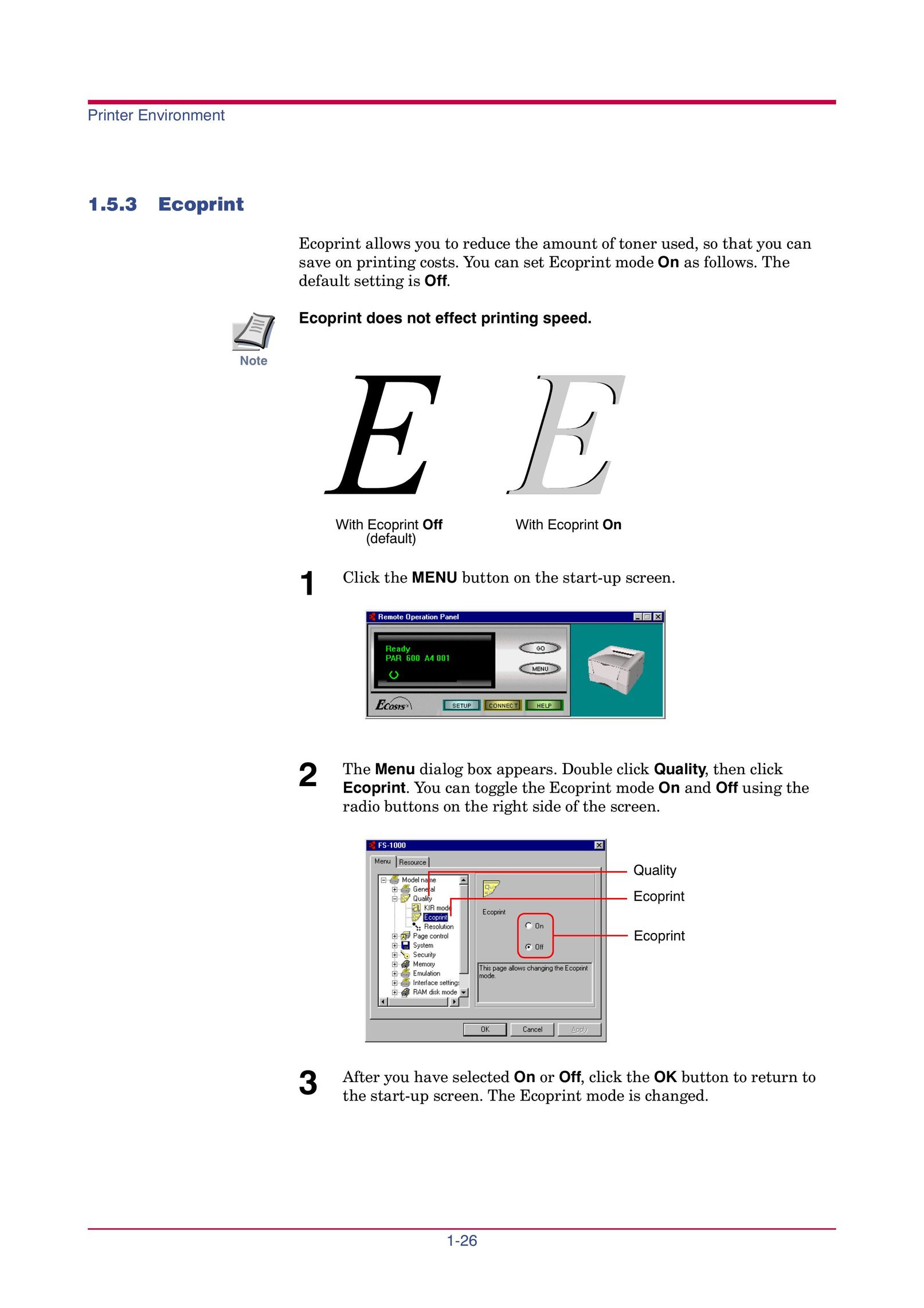 Kyocera FS-1000 Printer User Manual (Page 39)