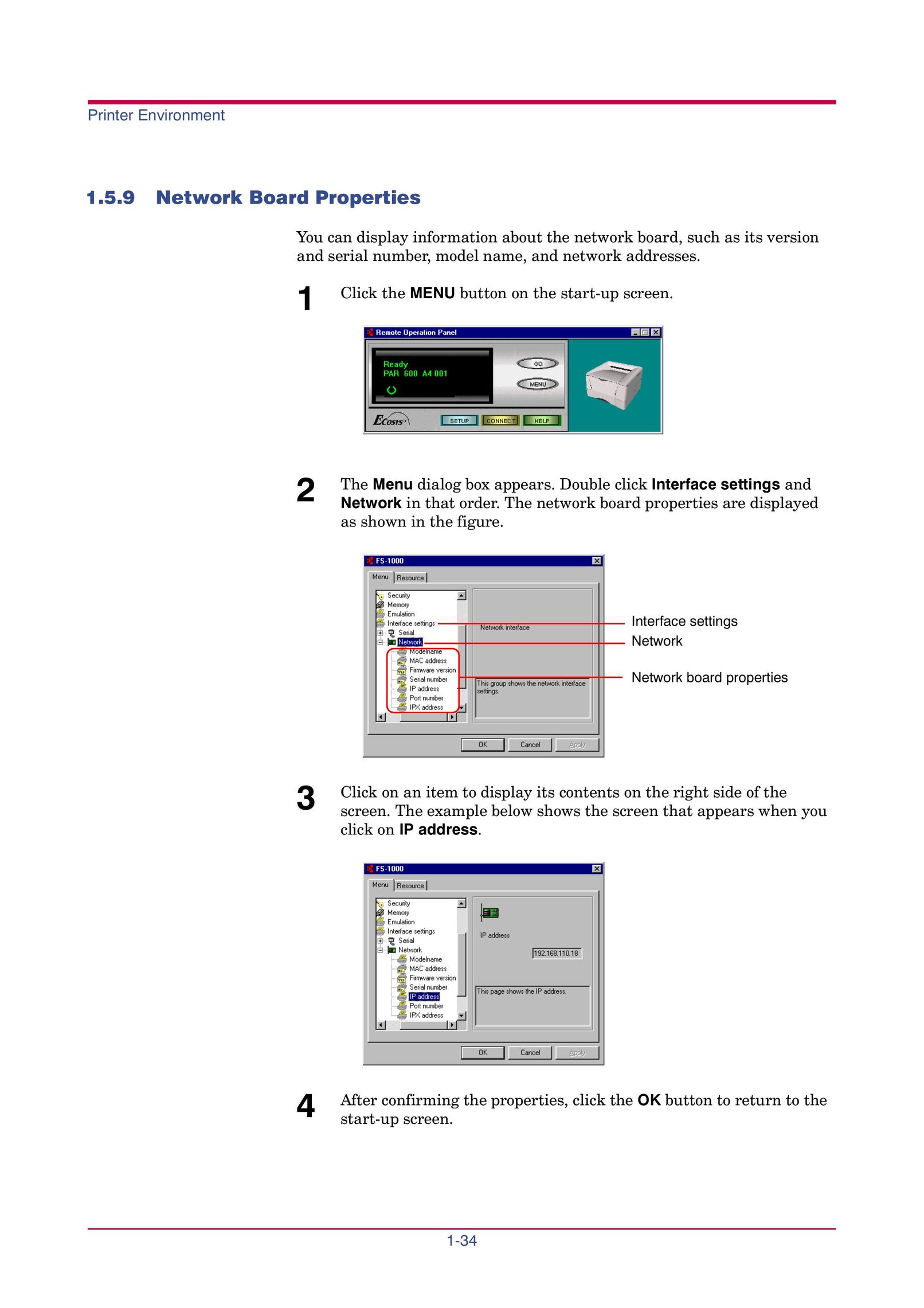 Kyocera FS-1000 Printer User Manual (Page 47)