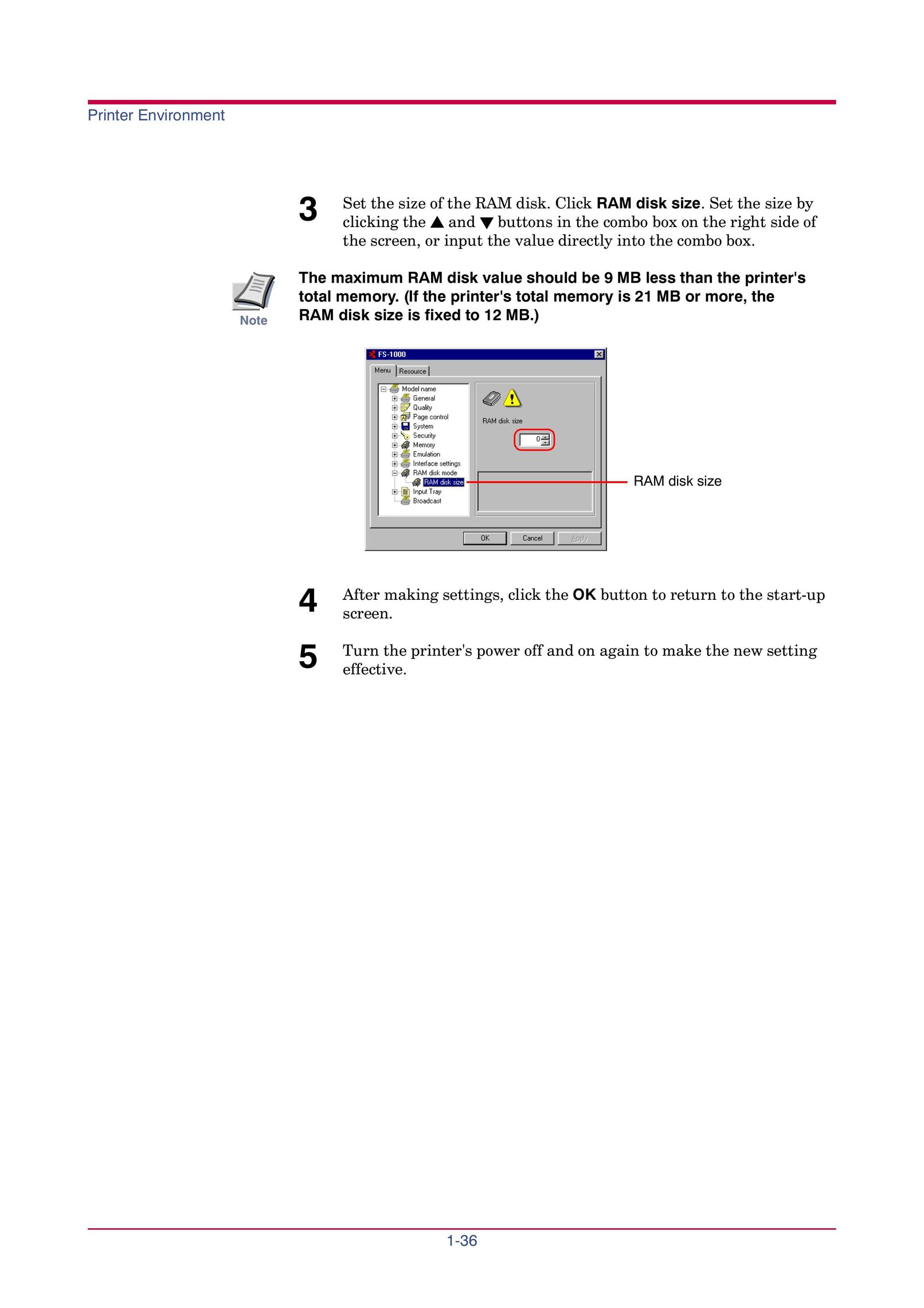 Kyocera FS-1000 Printer User Manual (Page 49)