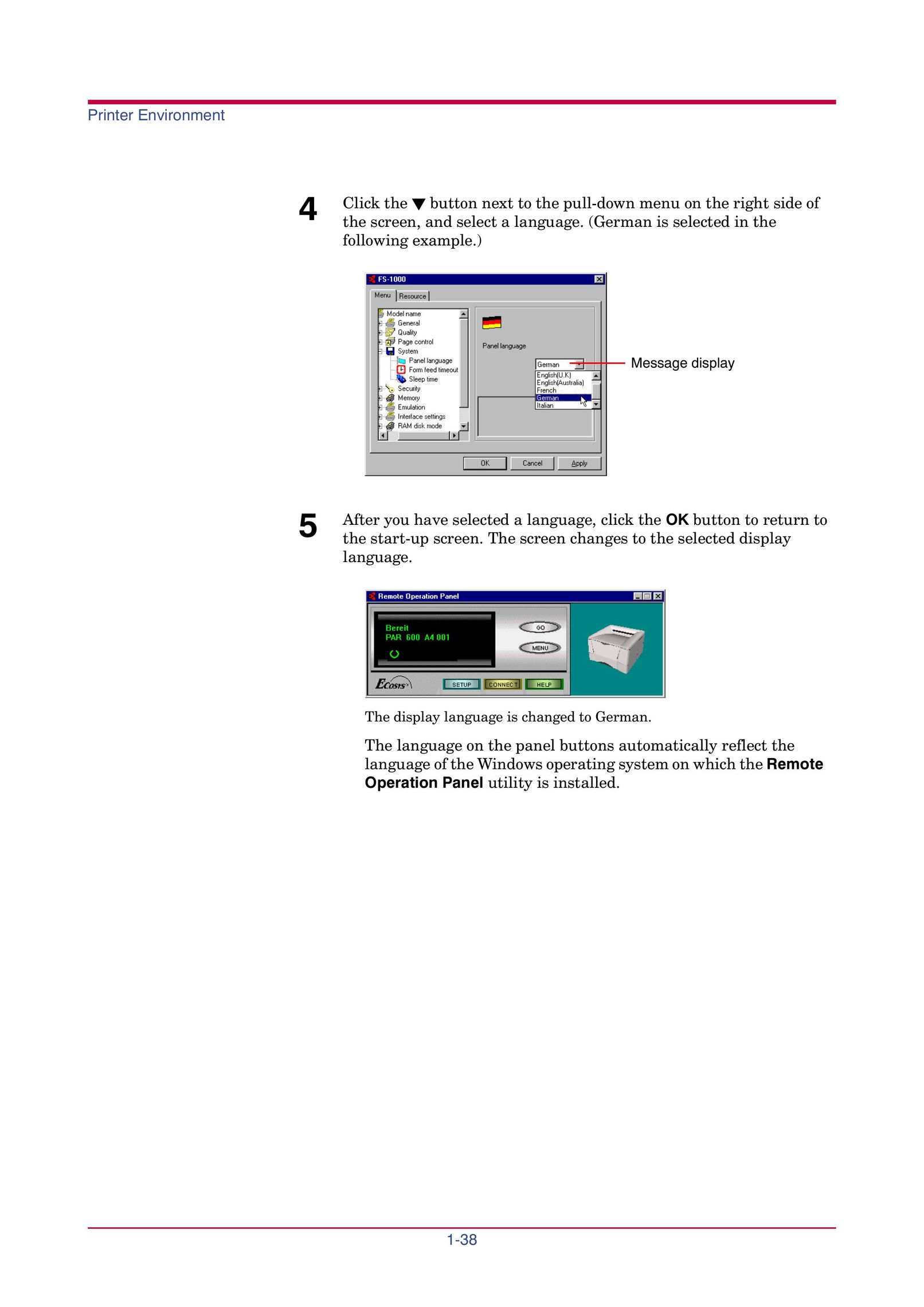 Kyocera FS-1000 Printer User Manual (Page 51)