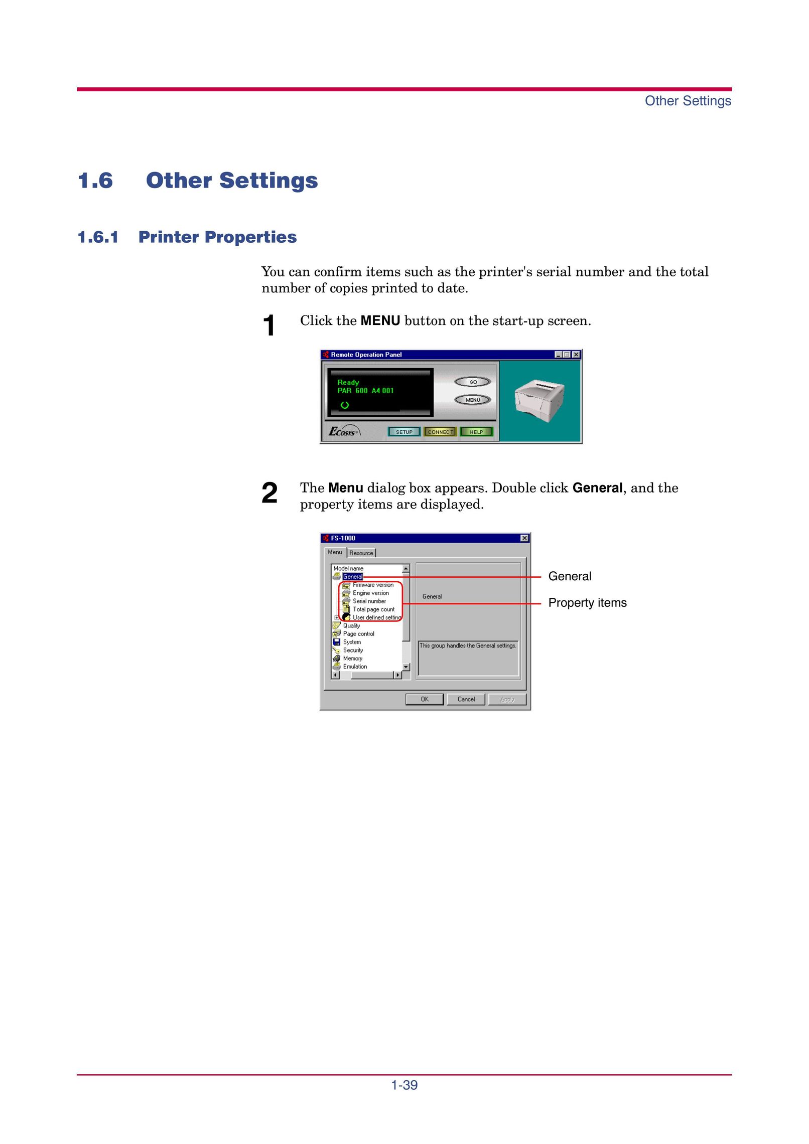 Kyocera FS-1000 Printer User Manual (Page 52)
