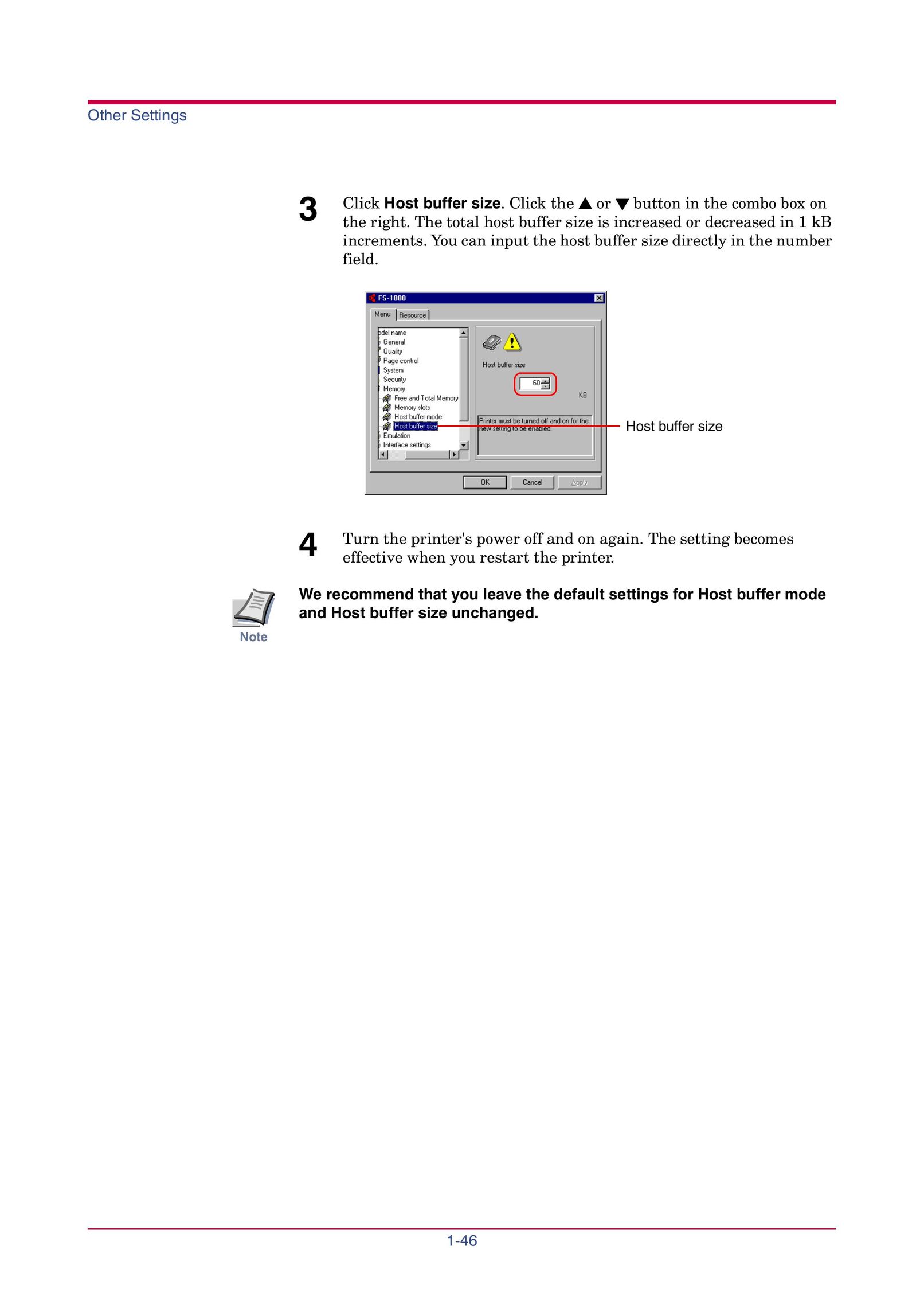 Kyocera FS-1000 Printer User Manual (Page 59)
