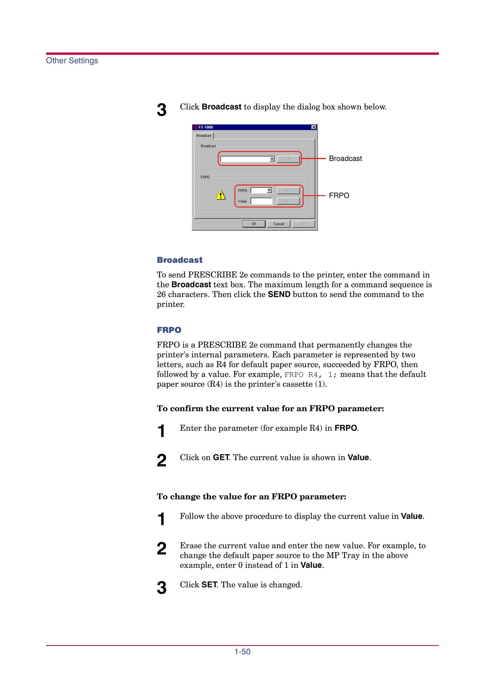 Kyocera FS-1000 Printer User Manual (Page 63)