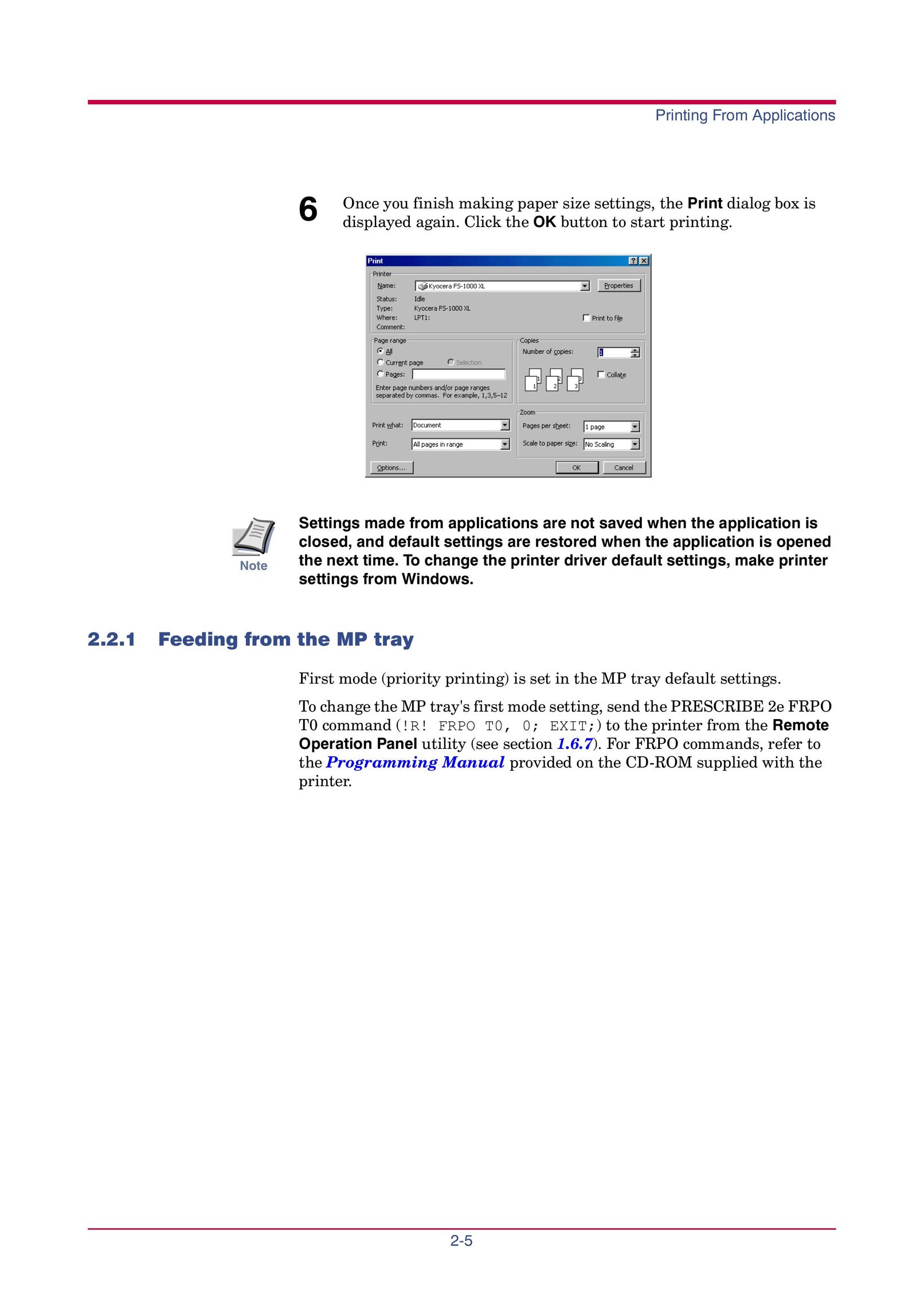 Kyocera FS-1000 Printer User Manual (Page 68)