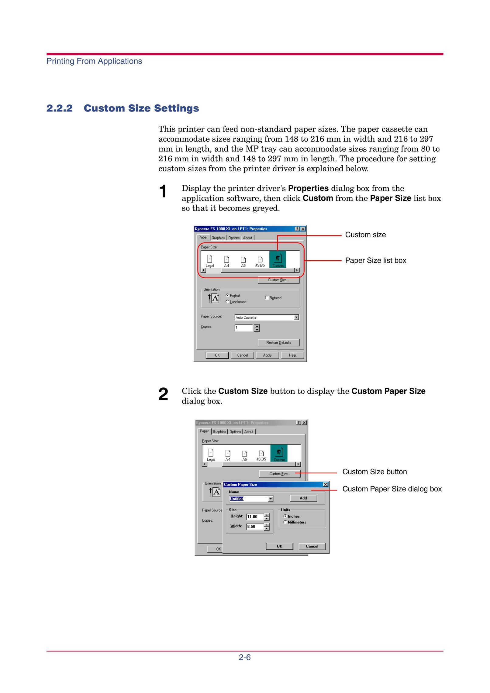Kyocera FS-1000 Printer User Manual (Page 69)