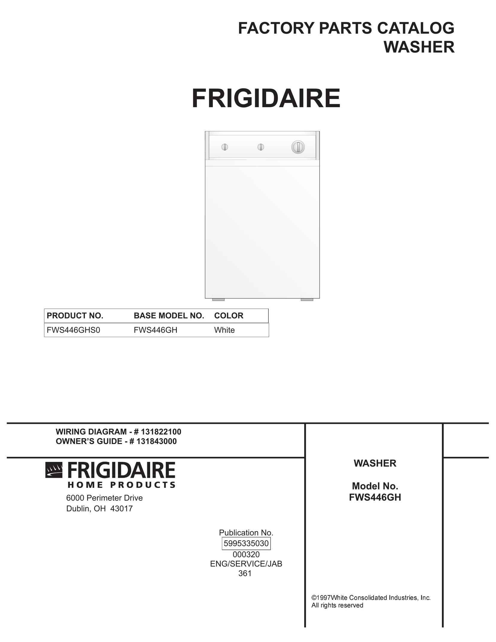 Frigidaire FWS446GHS0 Appliance Trim Kit User Manual (Page 1)