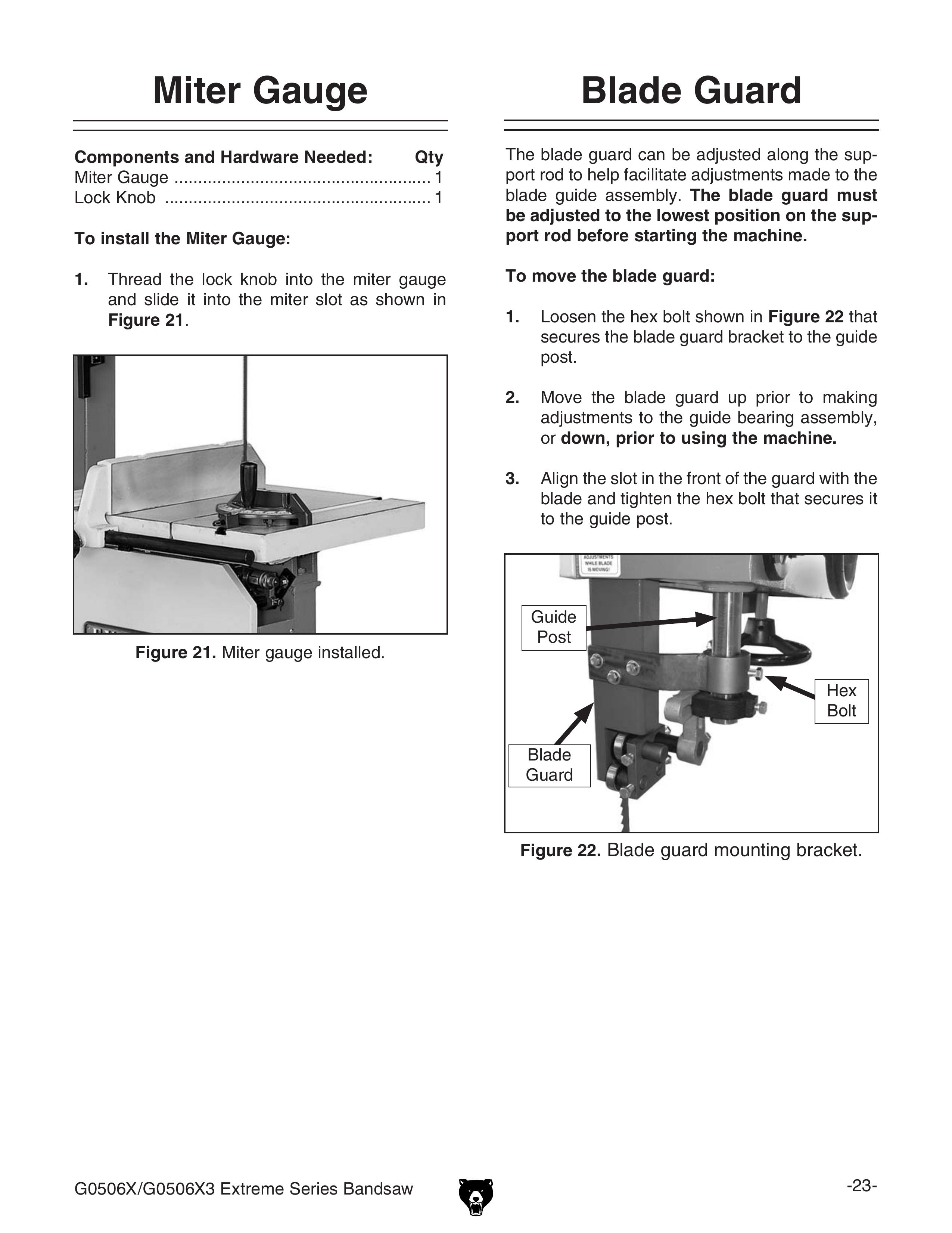 Grizzly G0506X3 Boat User Manual (Page 25)