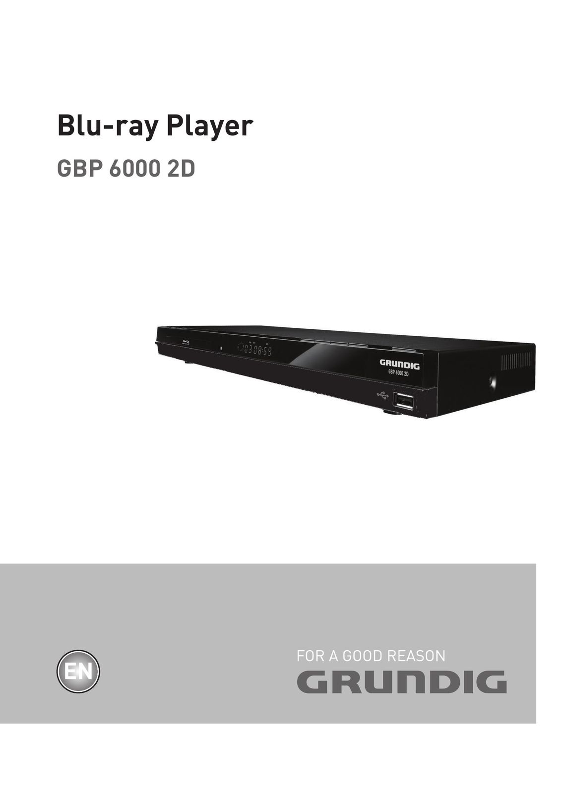 Grundig GBP 6000 2D Blu-ray Player User Manual (Page 1)