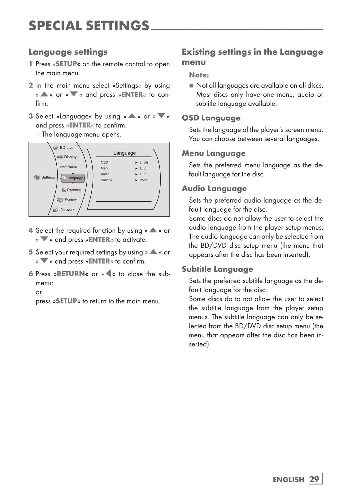 Grundig GBP 6000 2D Blu-ray Player User Manual (Page 29)