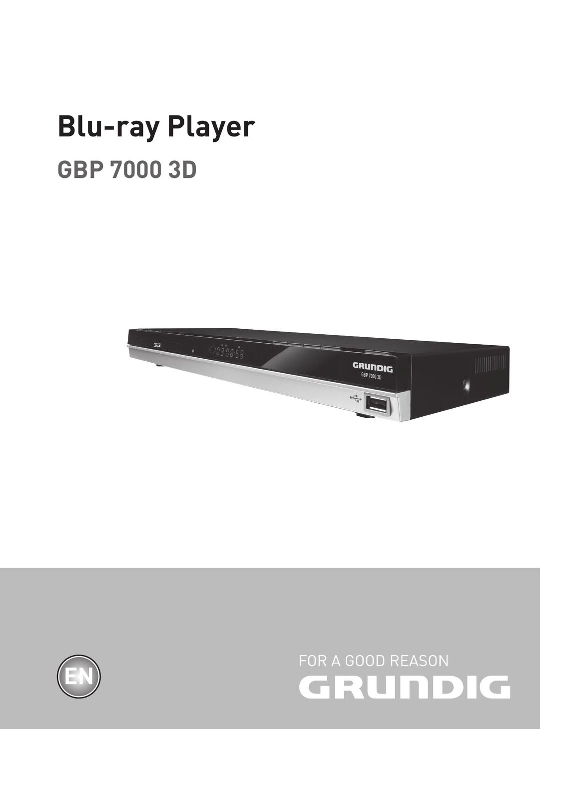 Grundig GBP 7000 3D Blu-ray Player User Manual (Page 1)