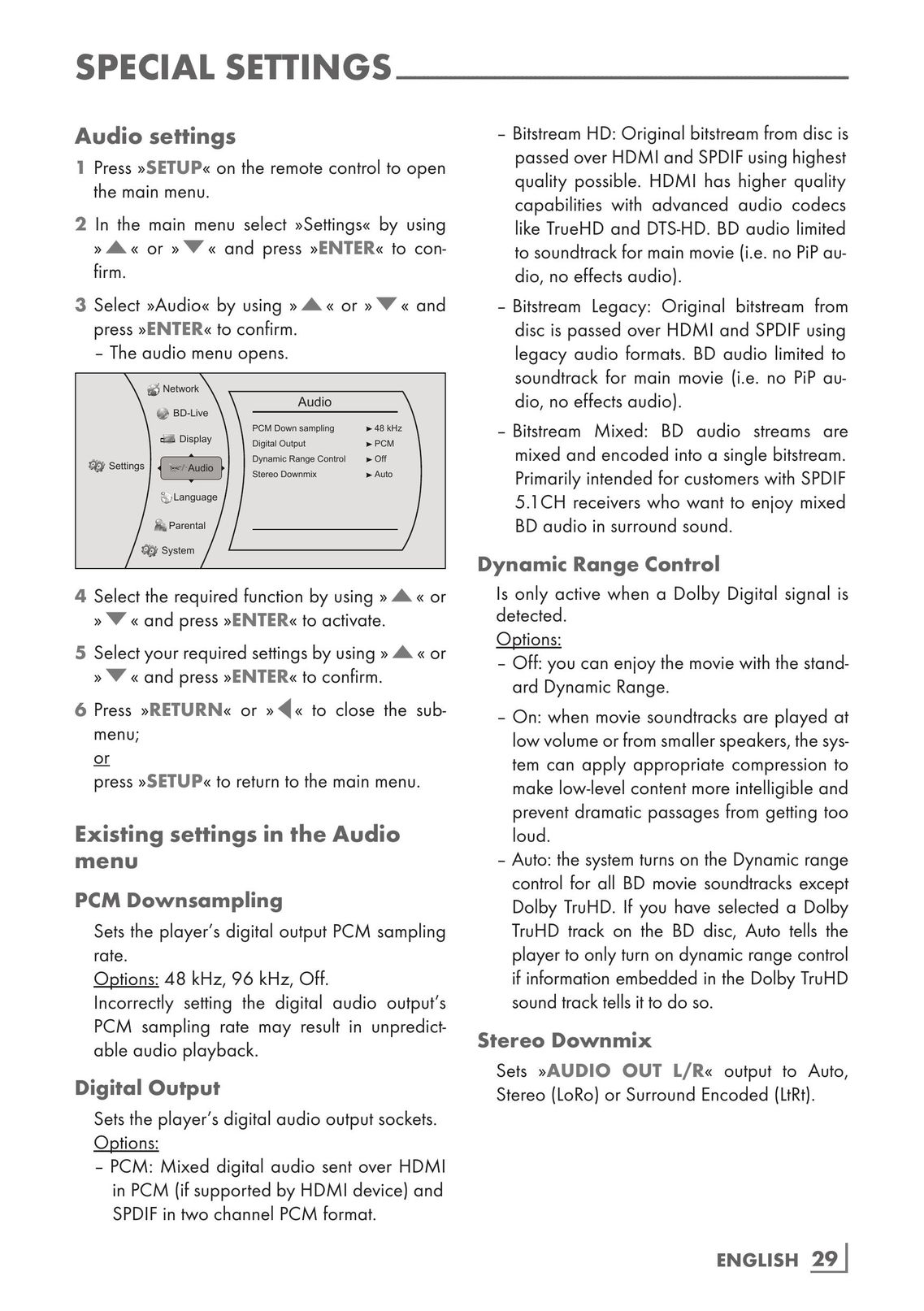 Grundig GBP 7000 3D Blu-ray Player User Manual (Page 29)