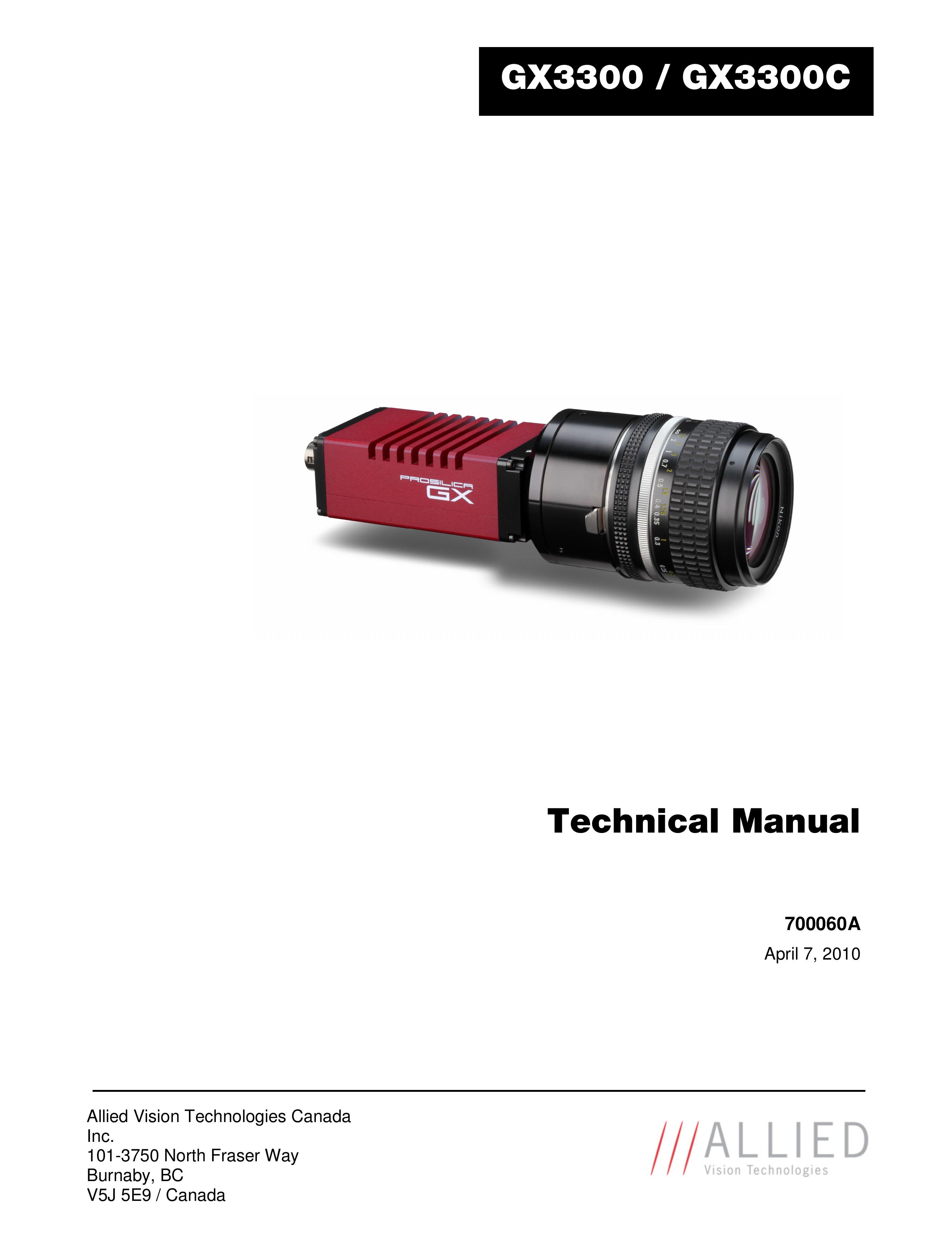 Allied International GX3300 Digital Camera User Manual (Page 1)