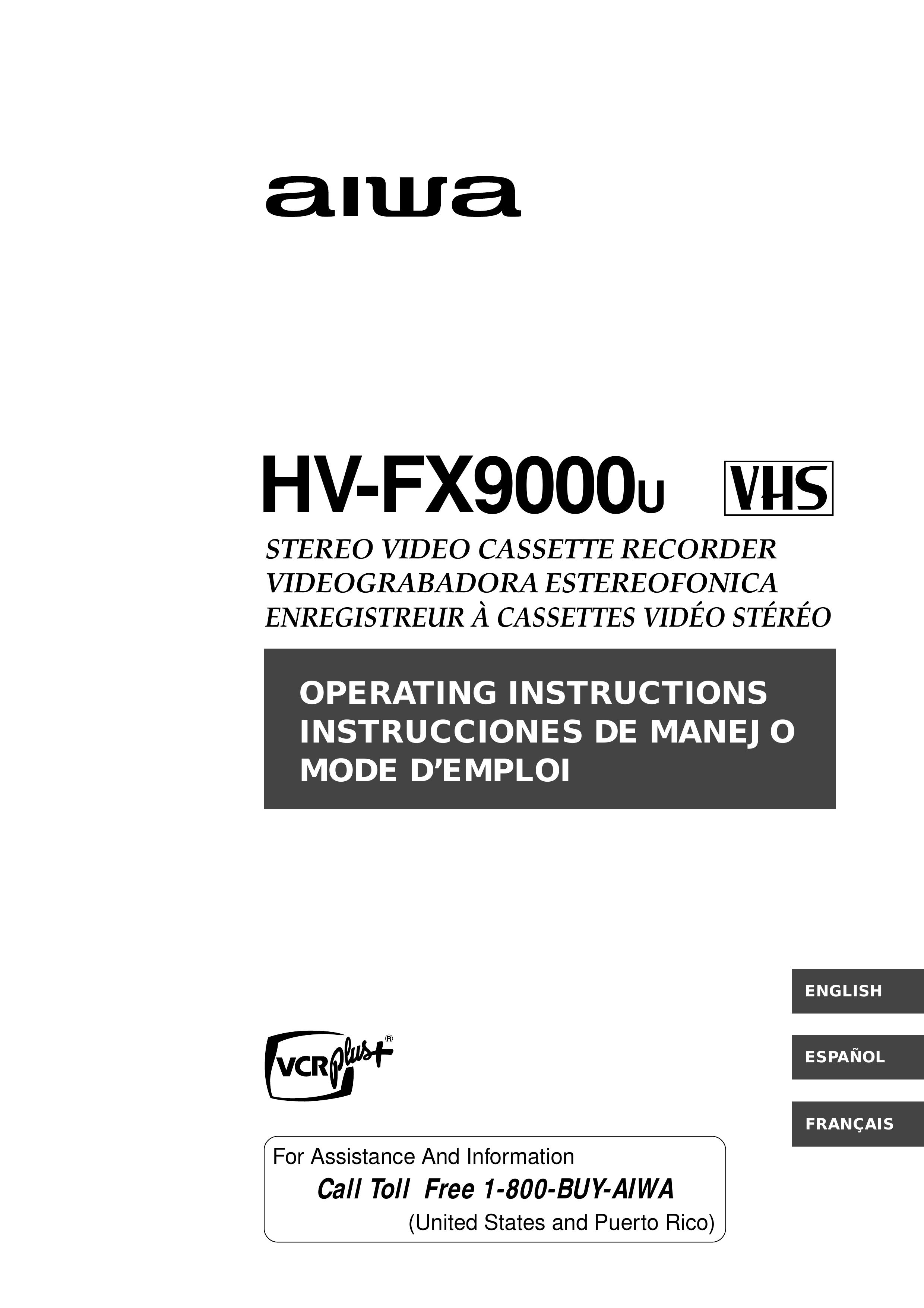 Aiwa HV-FX9000U Camcorder User Manual (Page 1)
