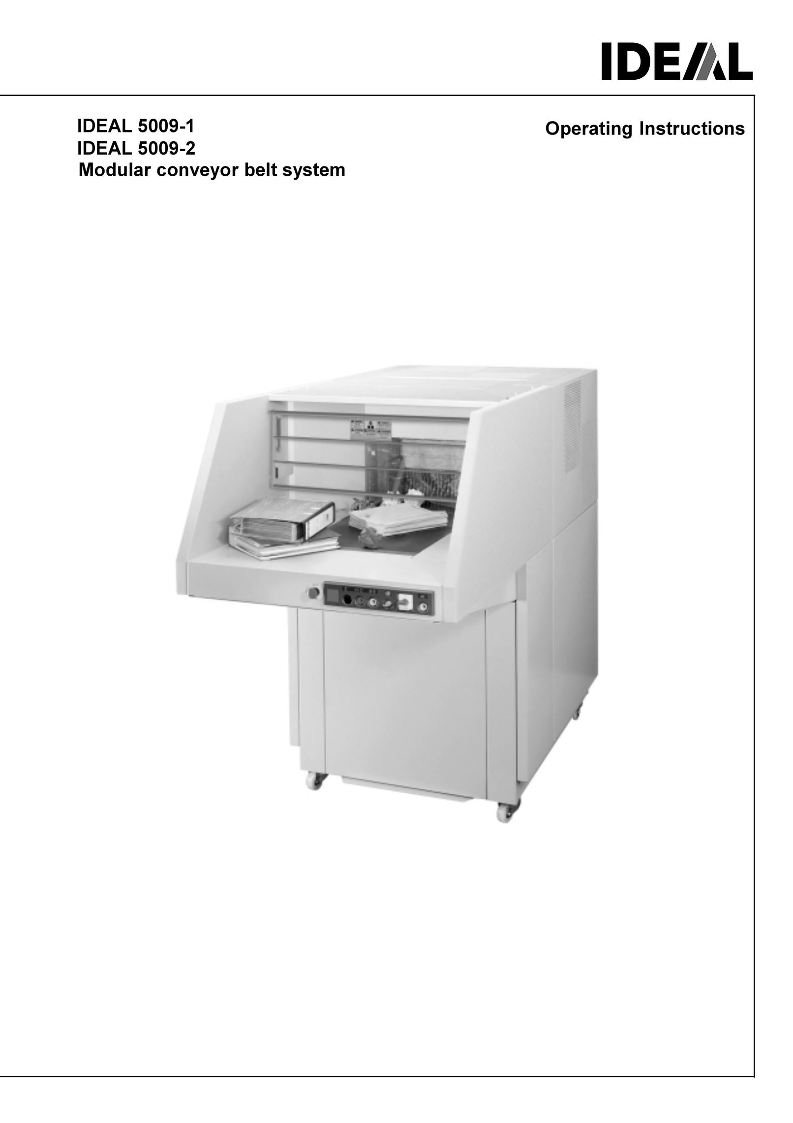 IDEAL INDUSTRIES IDEAL 5009-1 Paper Shredder User Manual (Page 1)
