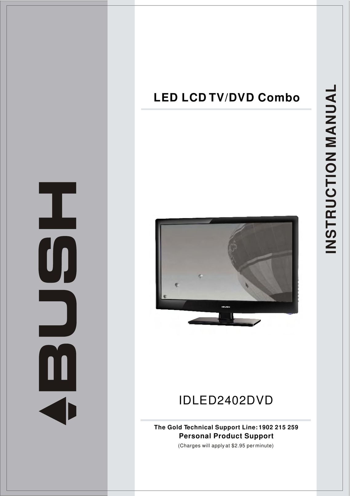BUSH IDLED2402DVD Flat Panel Television User Manual (Page 1)