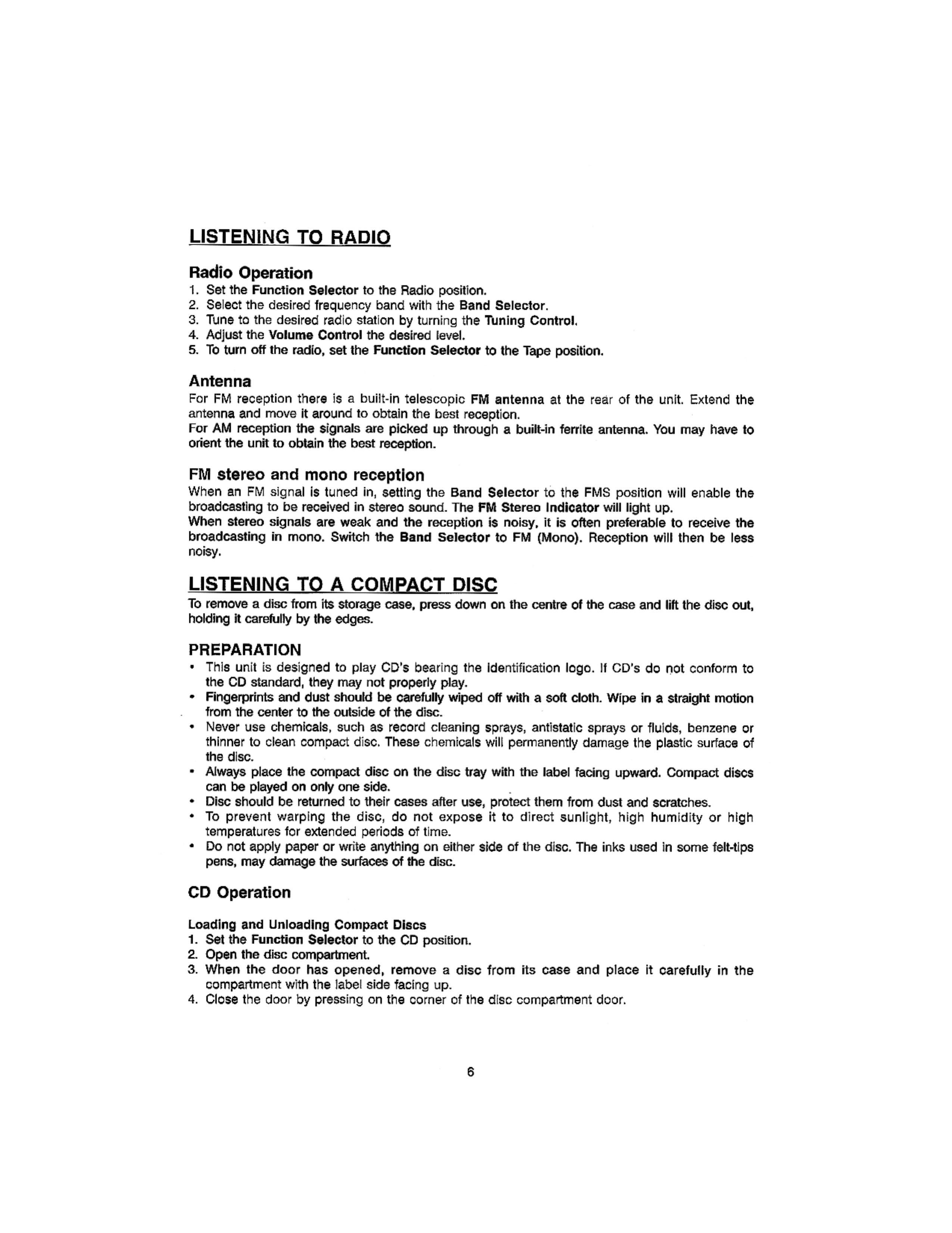 Memorex KA9176 Karaoke Machine User Manual (Page 7)