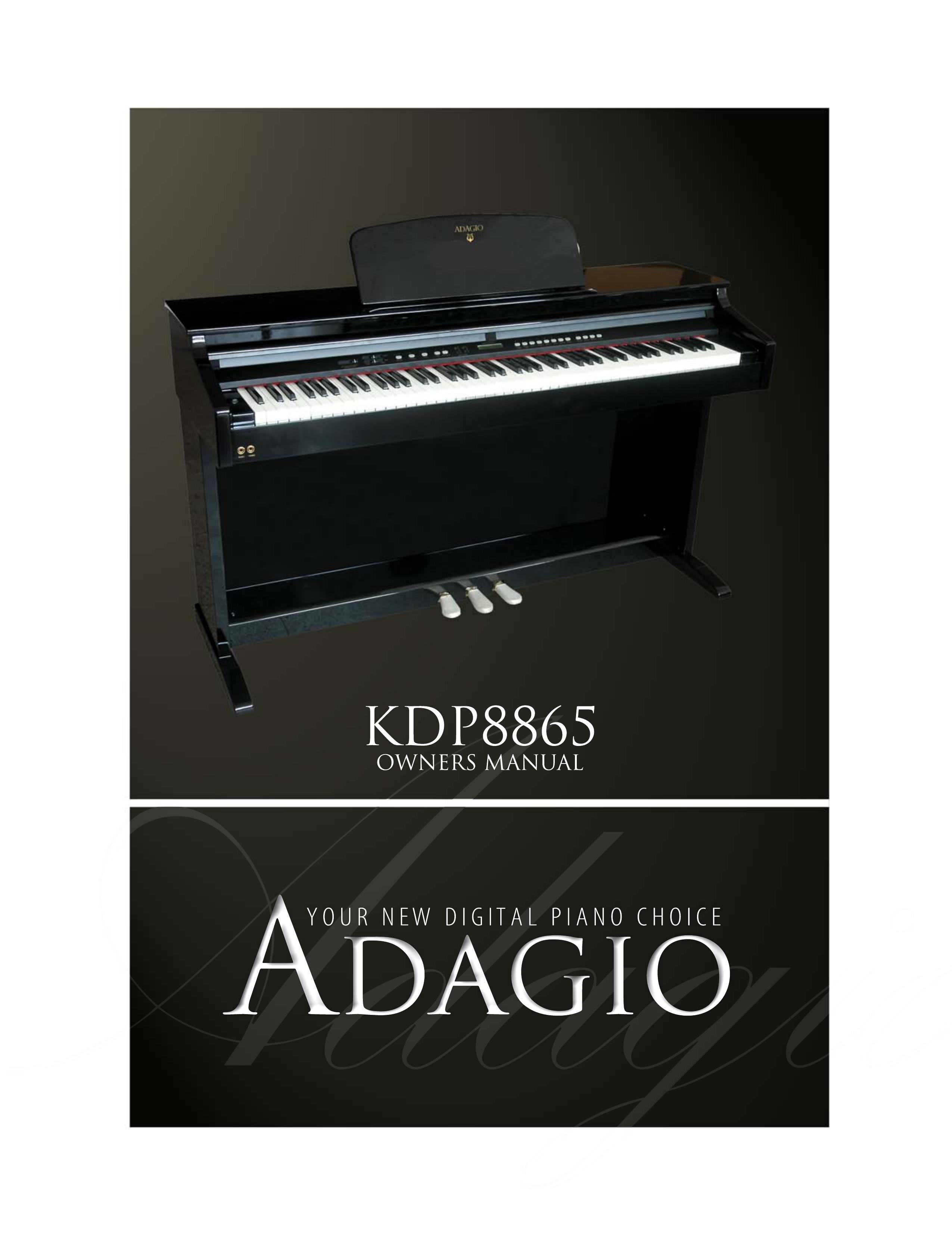 Adagio Teas KDP8865 Electronic Keyboard User Manual (Page 1)