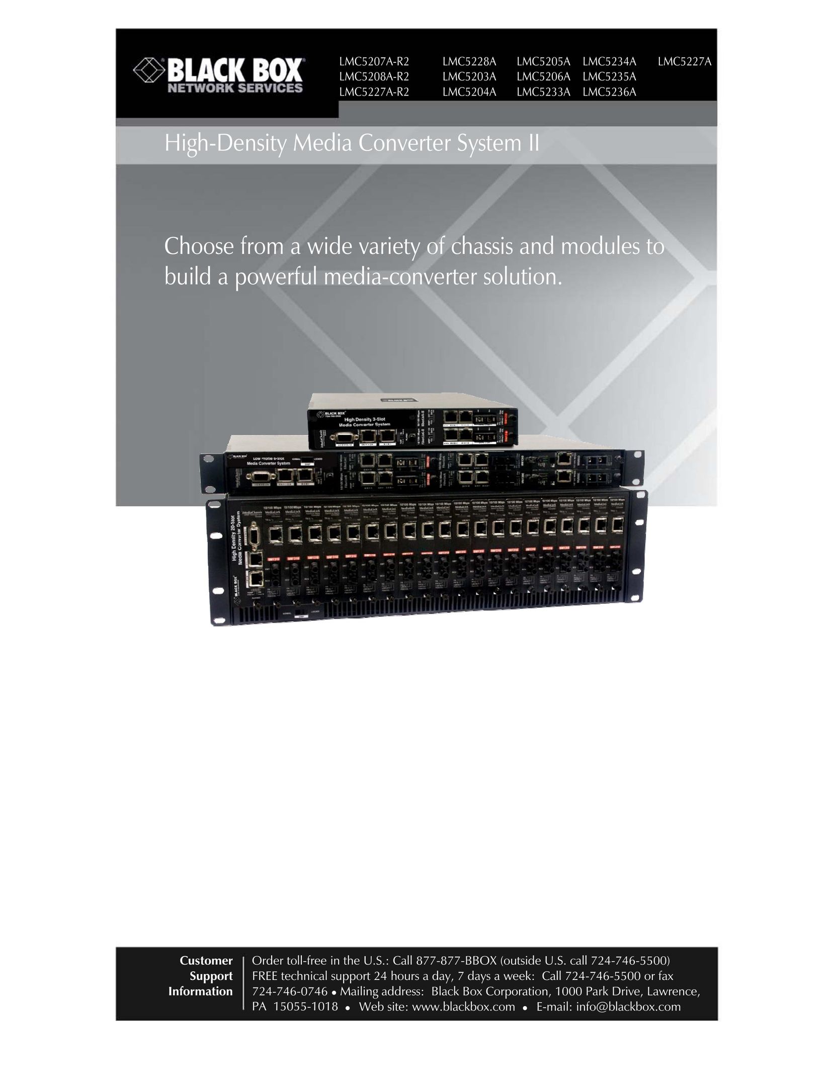 Black Box LMC5205A Portable Media Storage User Manual (Page 1)