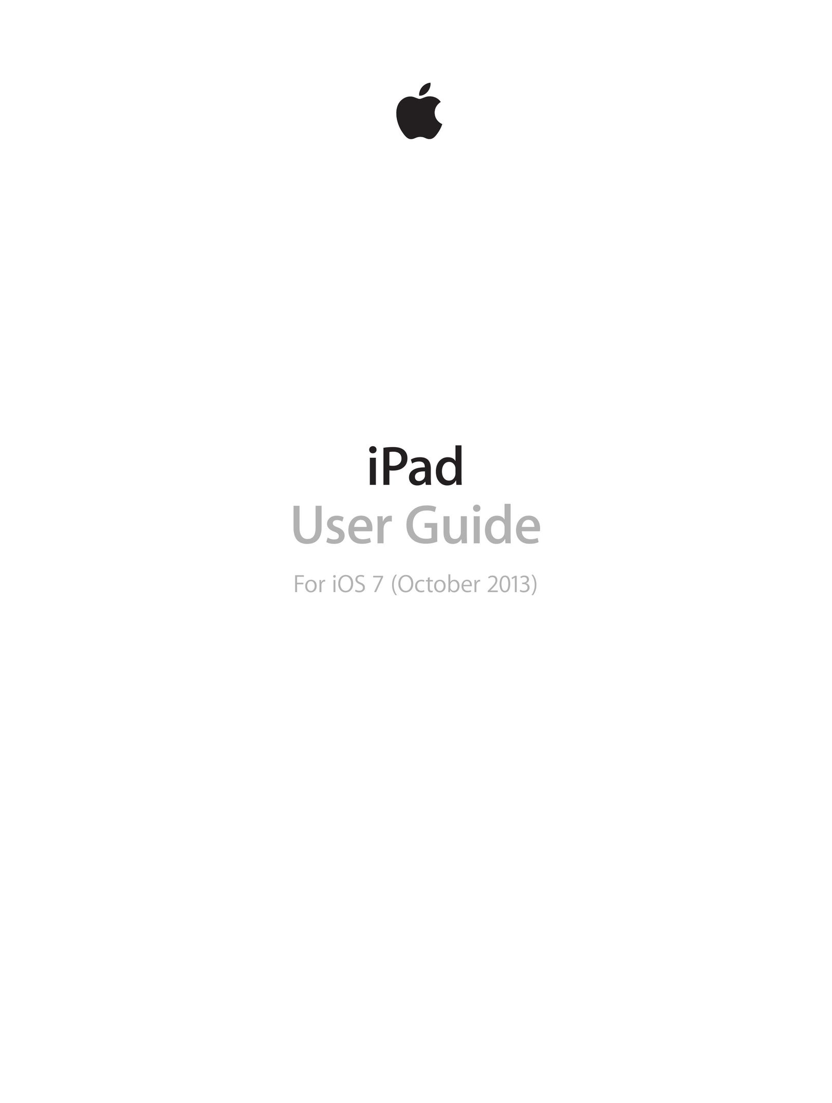Apple MB293LL/A Tablet User Manual (Page 1)