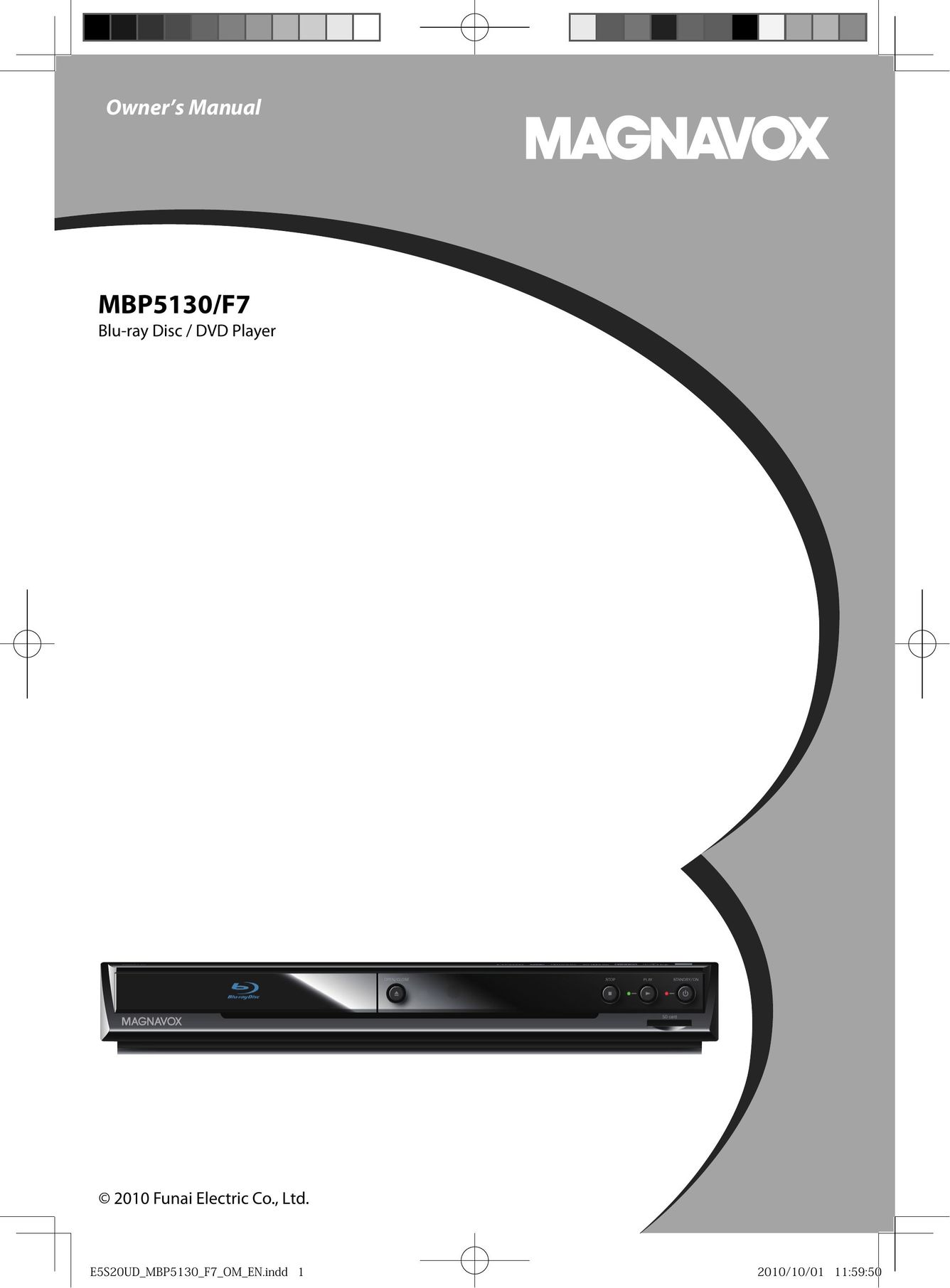 FUNAI MBP5130/F7 Blu-ray Player User Manual (Page 1)