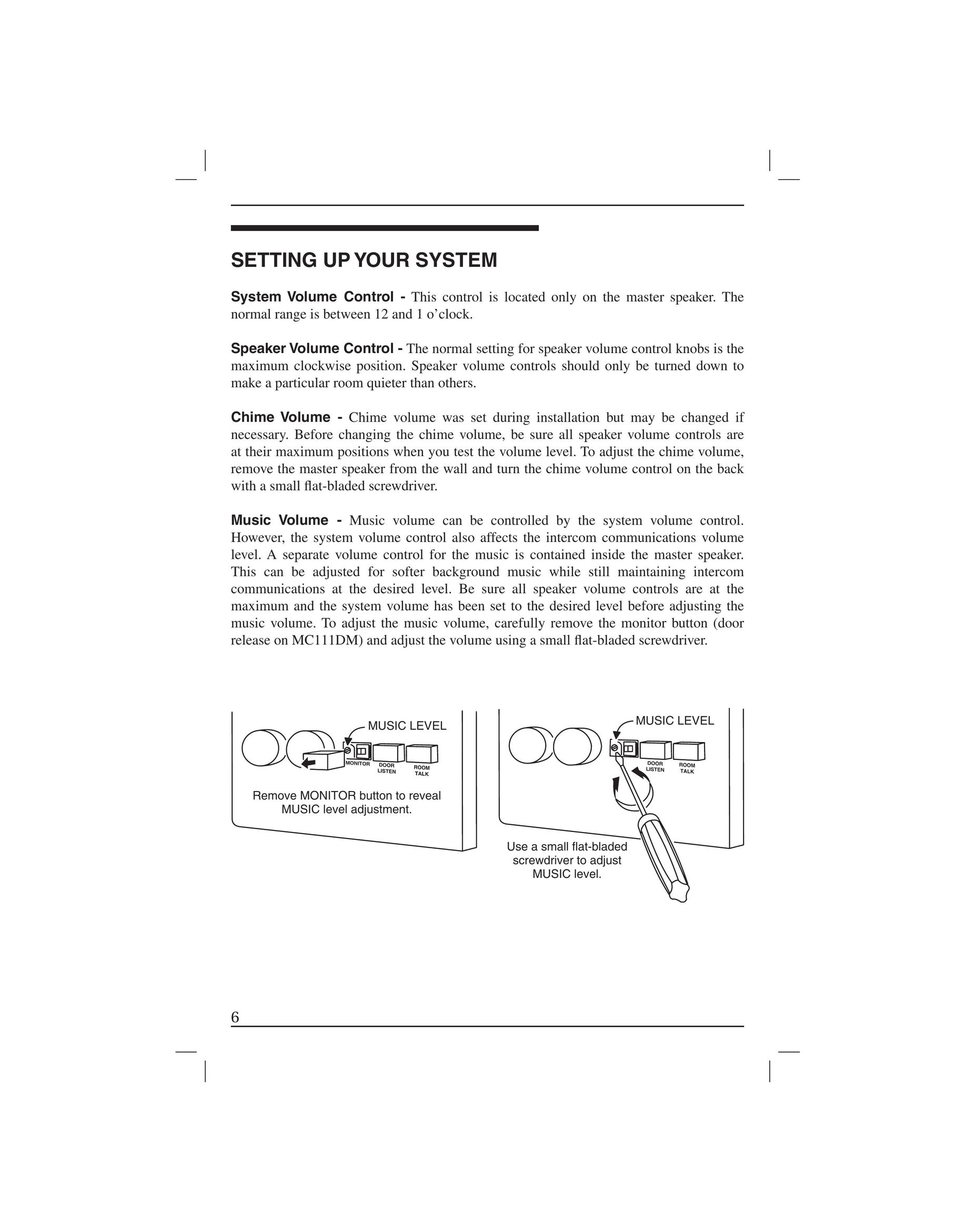 M&S Systems MC111DM Intercom System User Manual (Page 8)