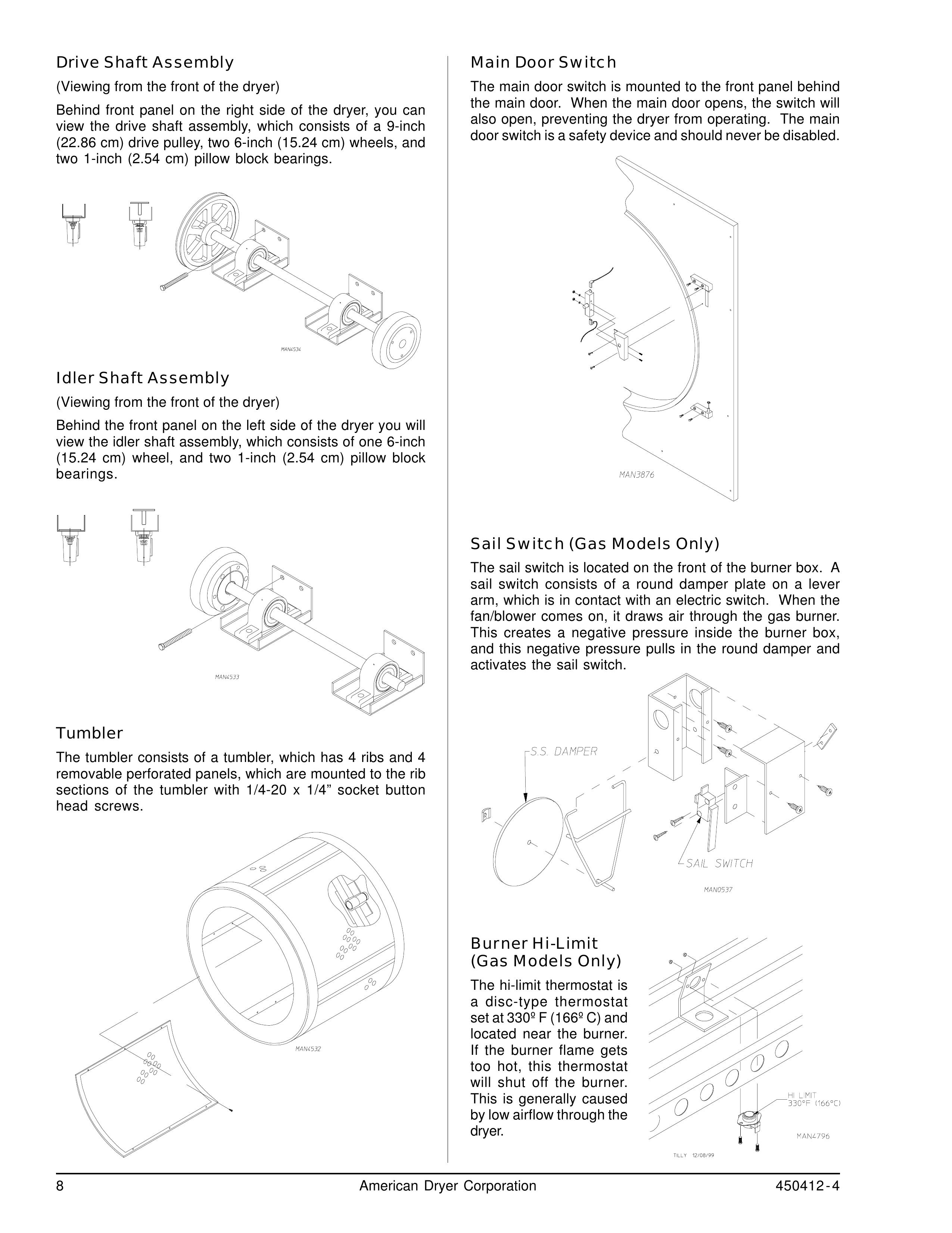 ADC ML-122 Clothes Dryer User Manual (Page 8)