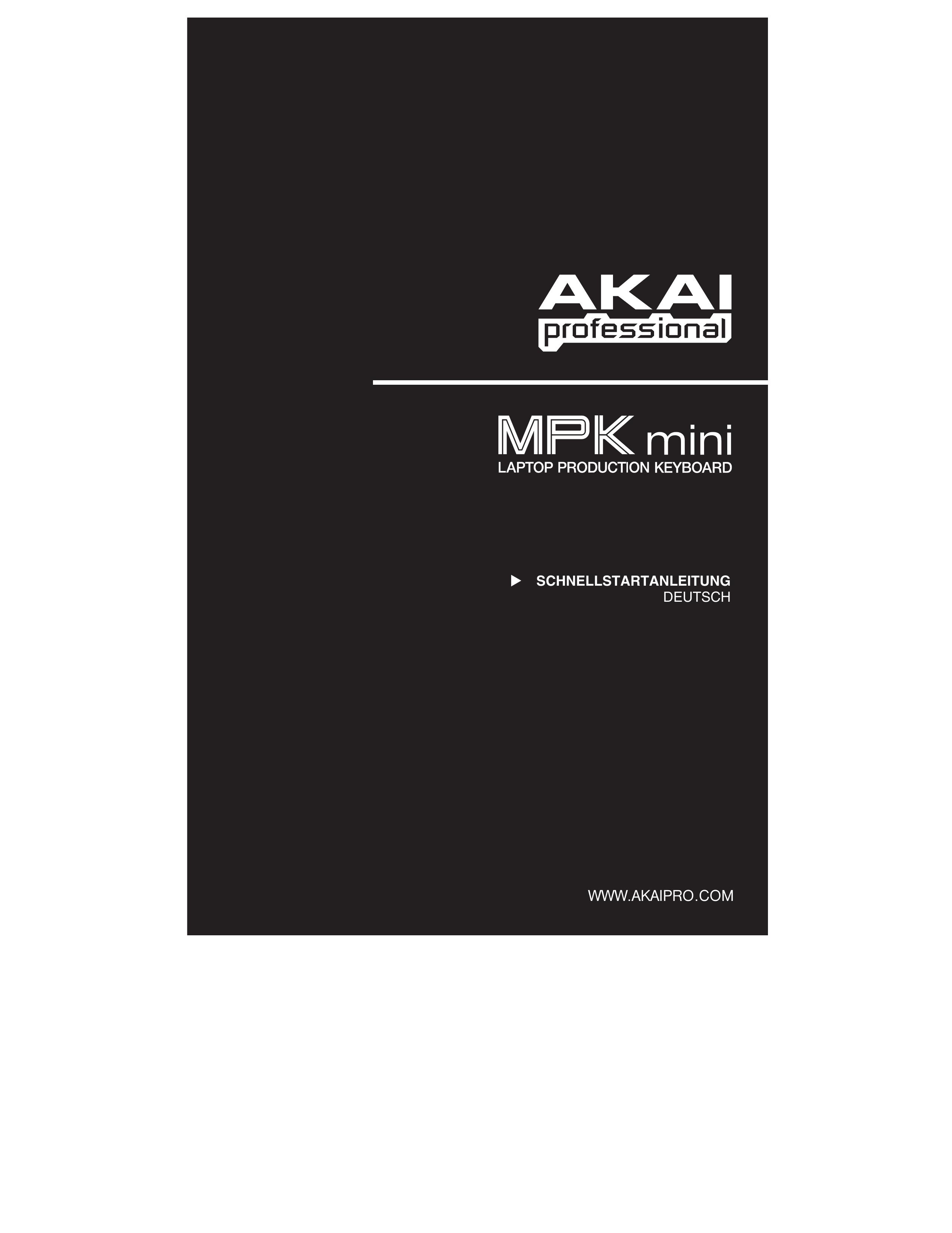 Akai MPK mini Electronic Keyboard User Manual (Page 1)