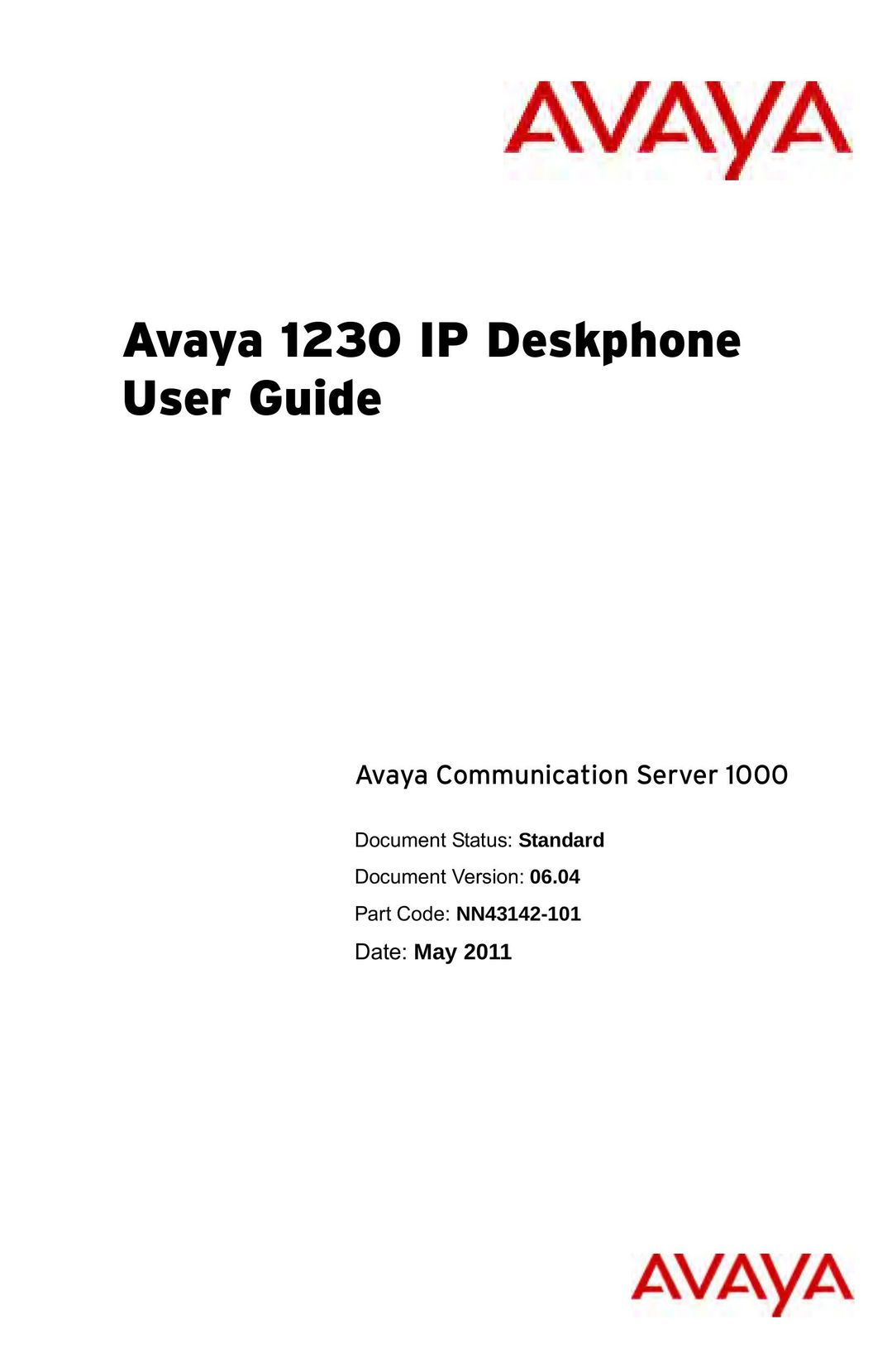 Avaya NTYS20DC70E6 Conference Phone User Manual (Page 1)