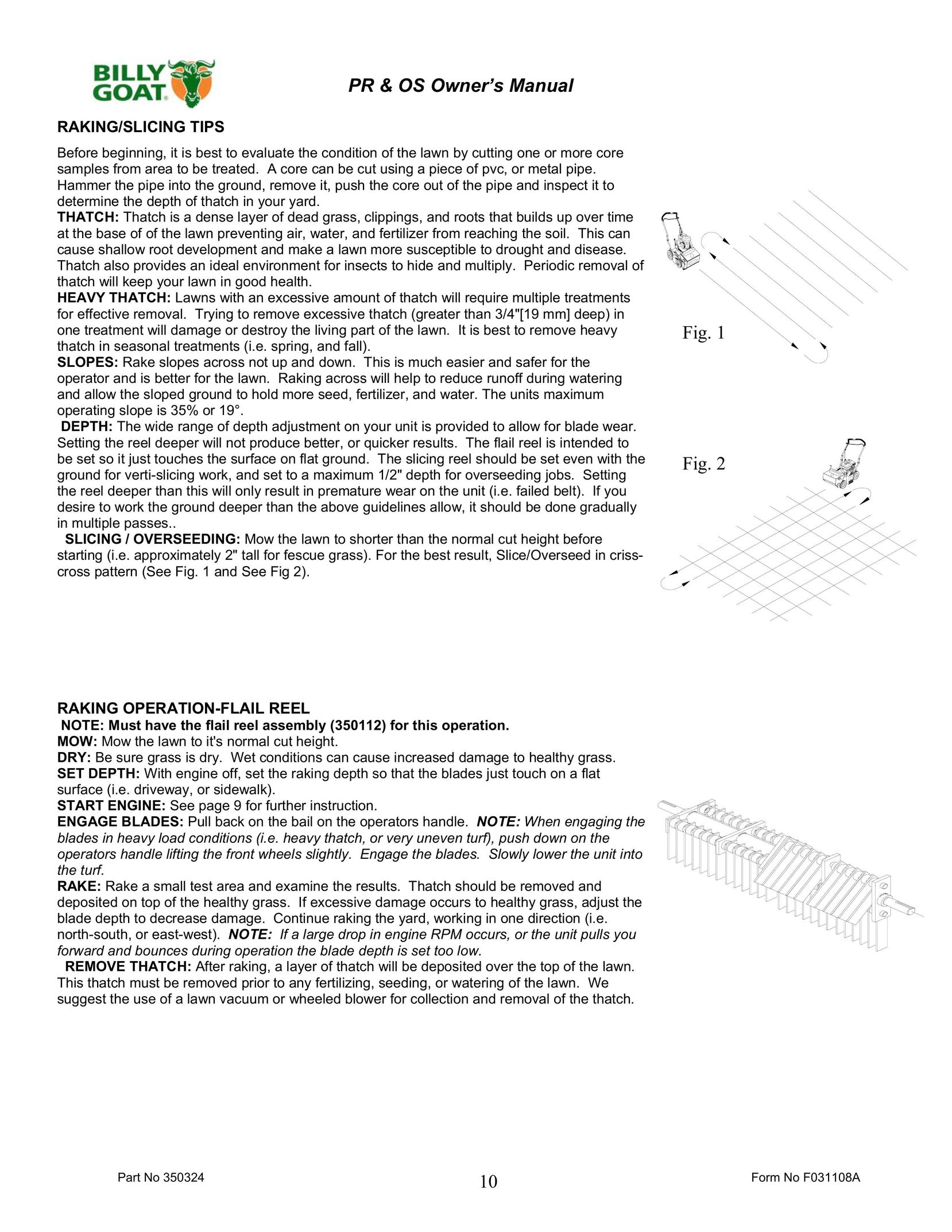 Billy Goat OS600S Indoor Fireplace User Manual (Page 10)