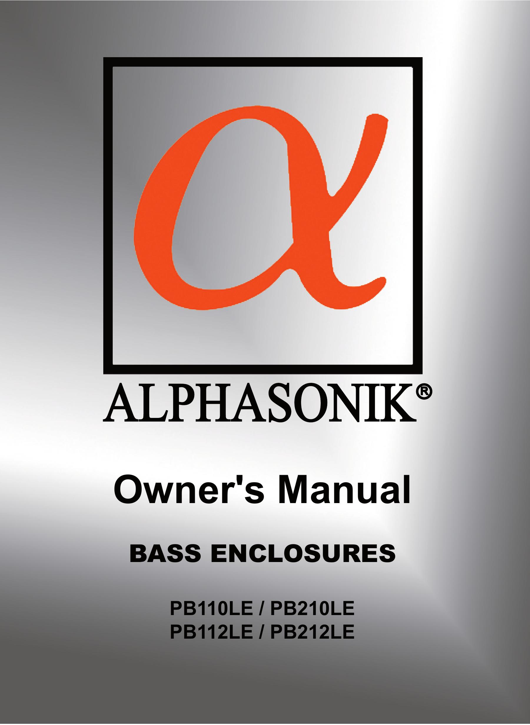 Alphasonik PB212LE Musical Instrument Amplifier User Manual (Page 1)